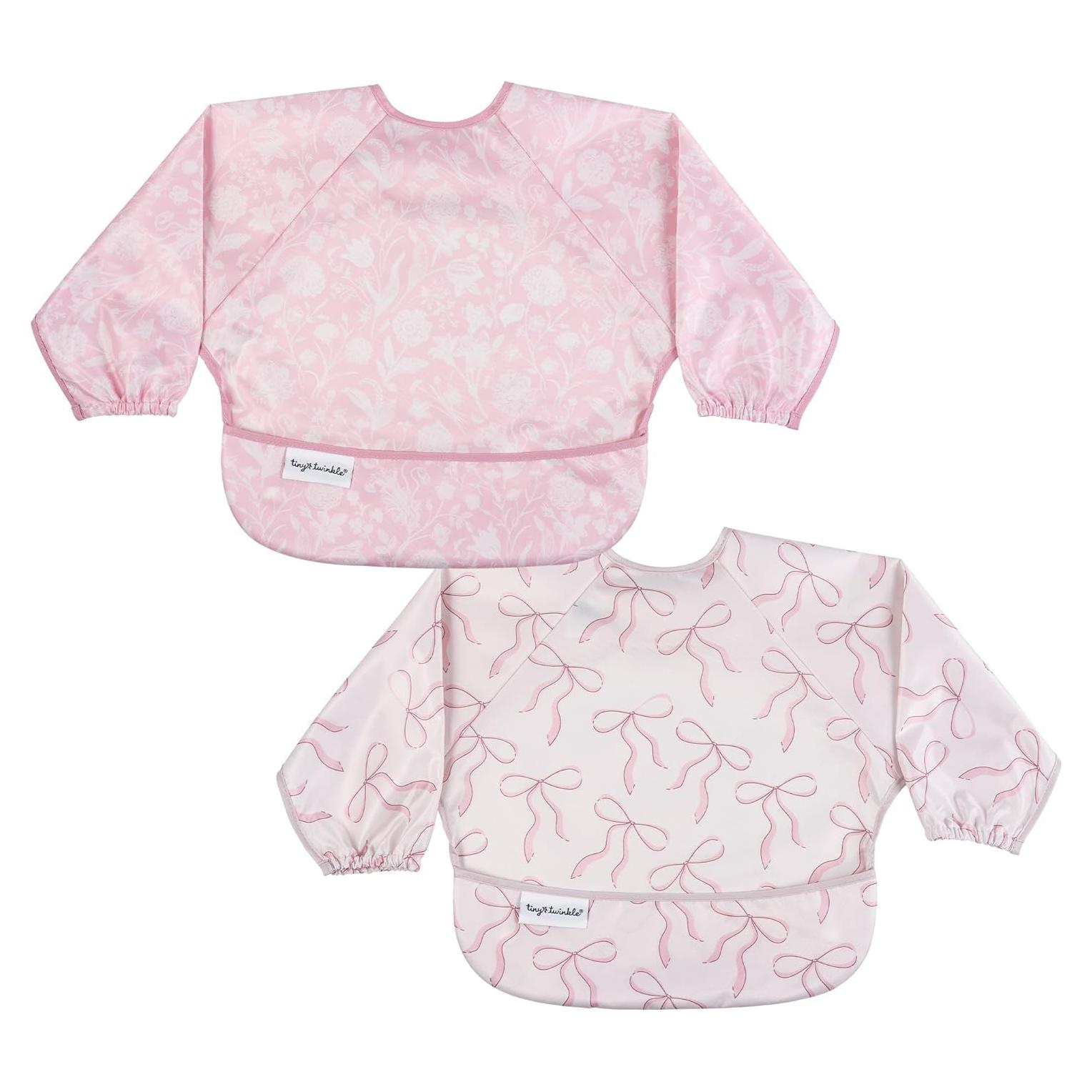 Babero de Manga Larga Tiny Twinkle para Bebés 6-24M - 2 Pzs