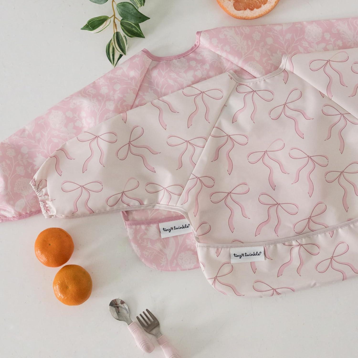 Babero de Manga Larga Tiny Twinkle para Bebés 6-24M - 2 Pzs