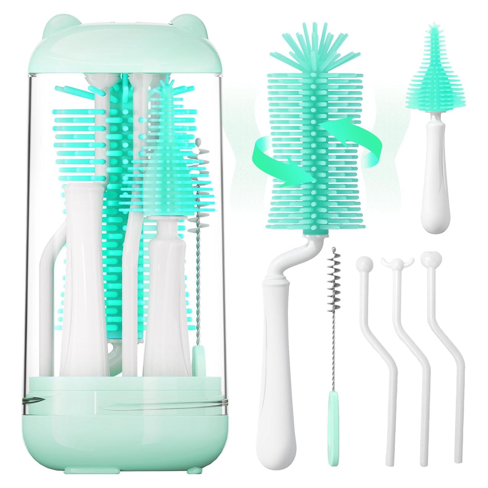 Kit de limpieza de biberones Koumolar 6 piezas verde