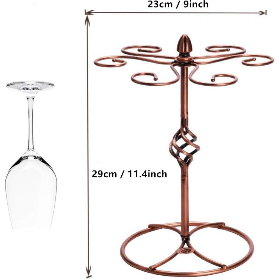 Soporte para Copas de Vino Fantasee - Estante de Acero Inoxidable