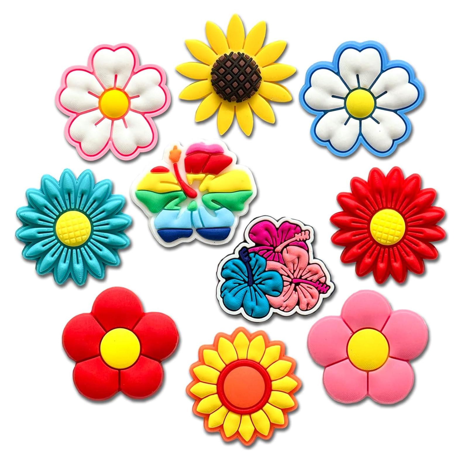 Perlas de Silicona Hedbitoyo Flores para Manualidades DIY