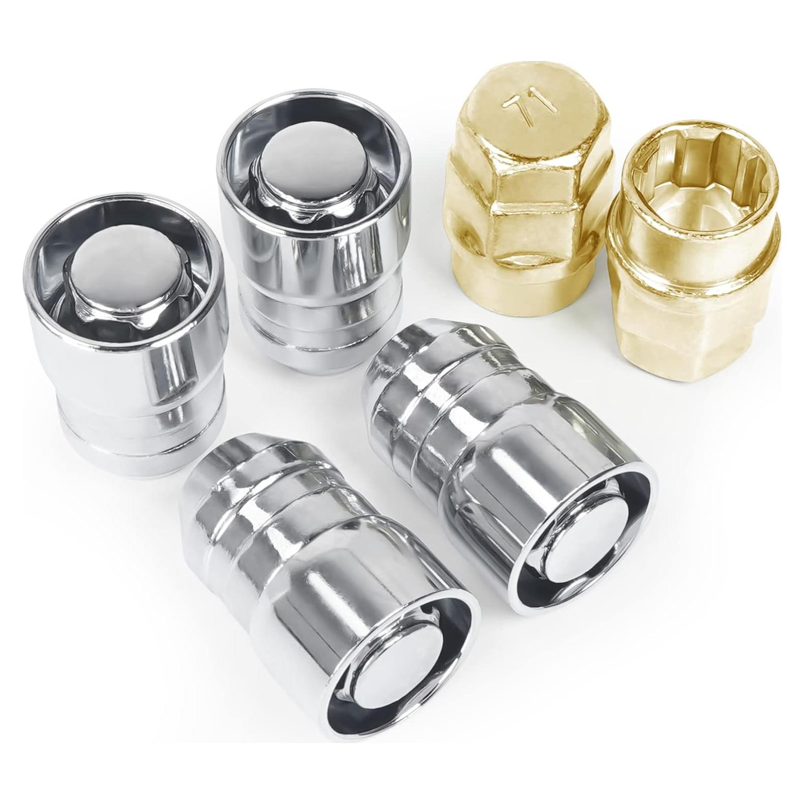 Tuercas de Bloqueo de Rueda MIKKUPPA M12x1.5 Cromo 38mm Juego 6