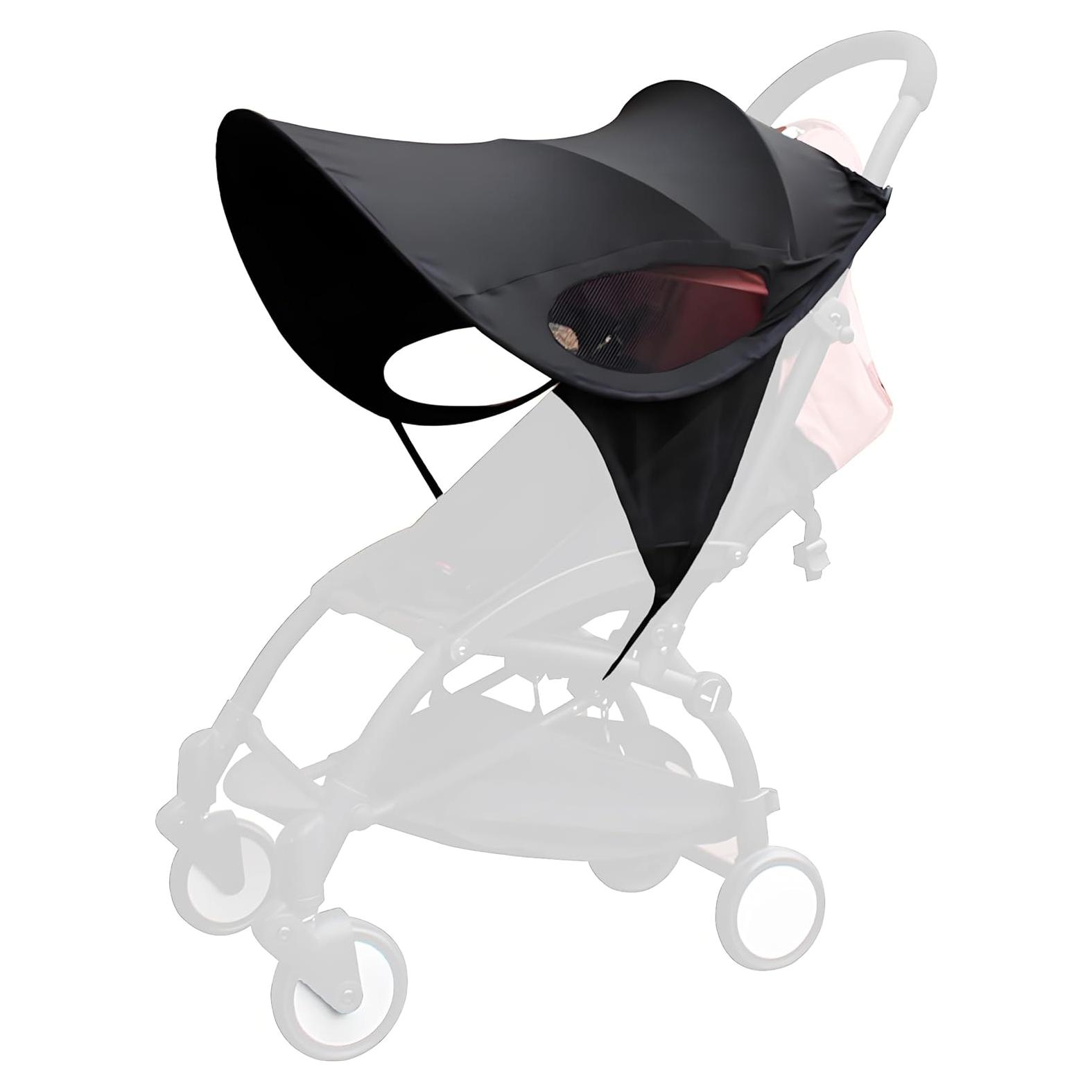 Cubierta Sombra Universal para Silla de Paseo UV 40+ Negra