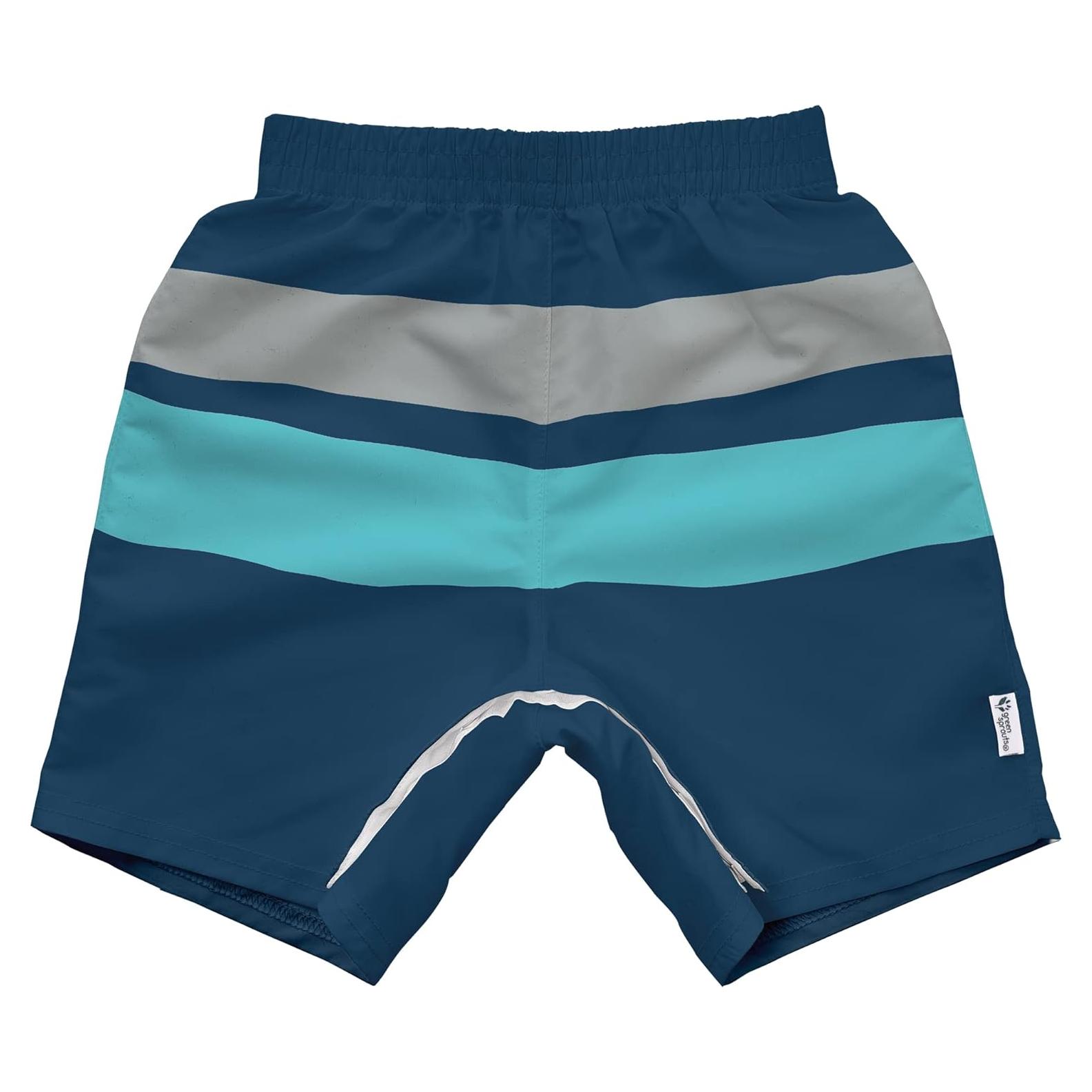 Troncos de natación ecológicos i play® by green sprouts® 3T Aqua Gris Marino