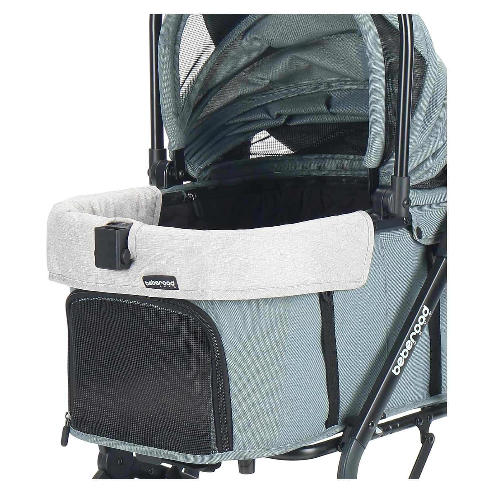 Funda Antisuciedad Beberoad para Carrito de Mascotas Gris T3/T4/X2/X3