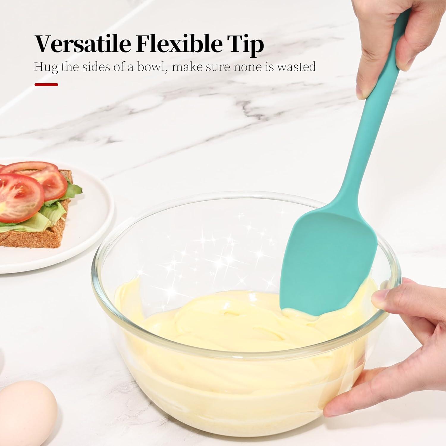 Juego de Espátulas de Silicona Lilybeam 3 Pcs Resistente al Calor