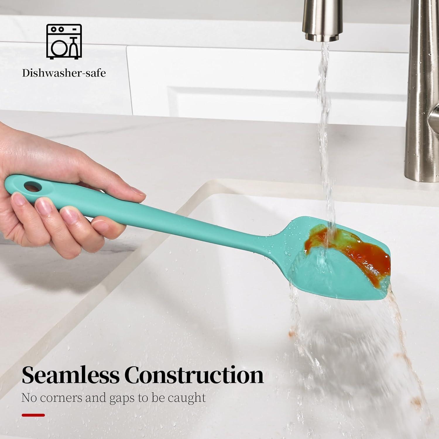 Juego de Espátulas de Silicona Lilybeam 3 Pcs Resistente al Calor