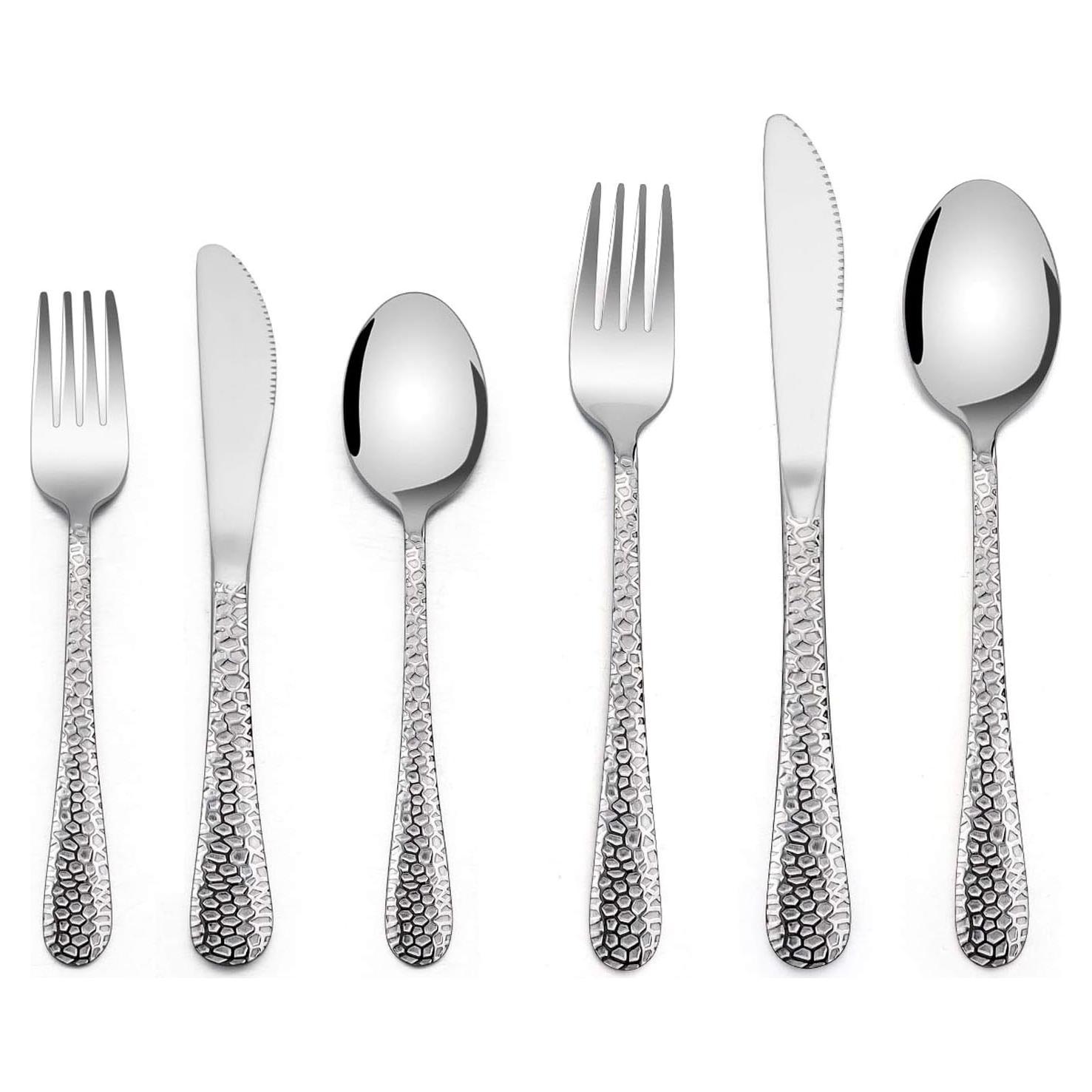 Set de Cubiertos de Acero Inoxidable E-far para Niños 12 Piezas