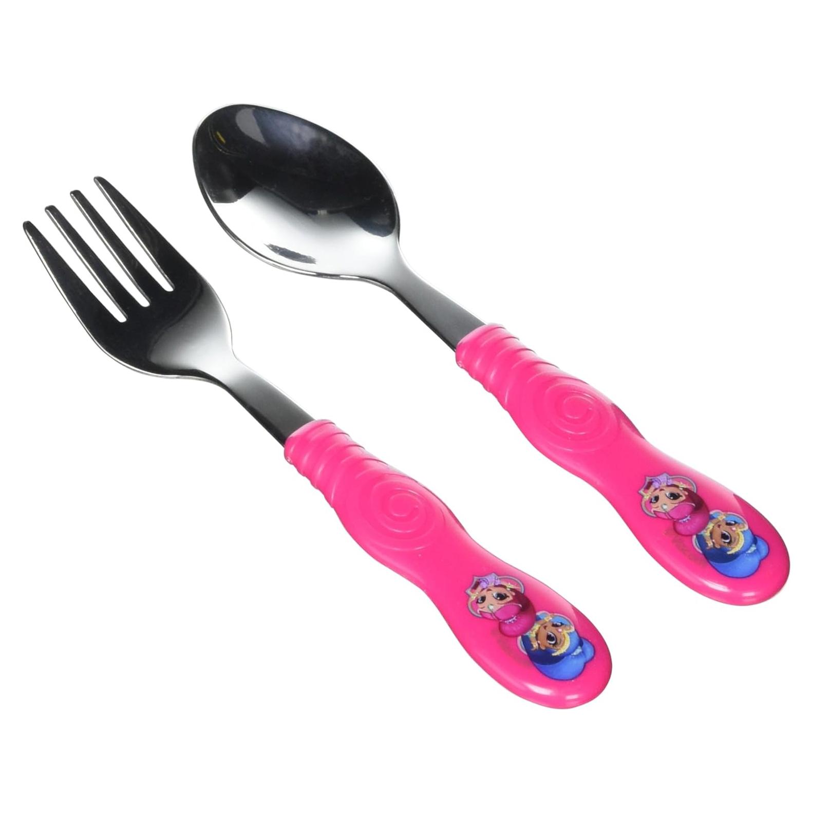 Conjunto de Tenedor y Cuchara Zak Designs Nick Jr. Shimmer & Shine