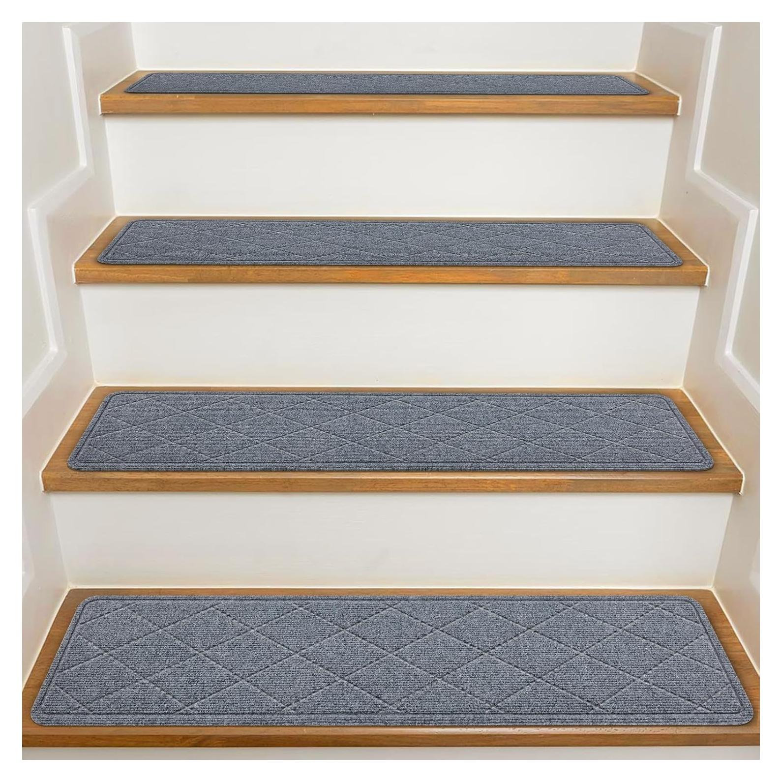 Escalones Antideslizantes KOOTETA 20x76cm Gris Oscuro - Paquete de 15