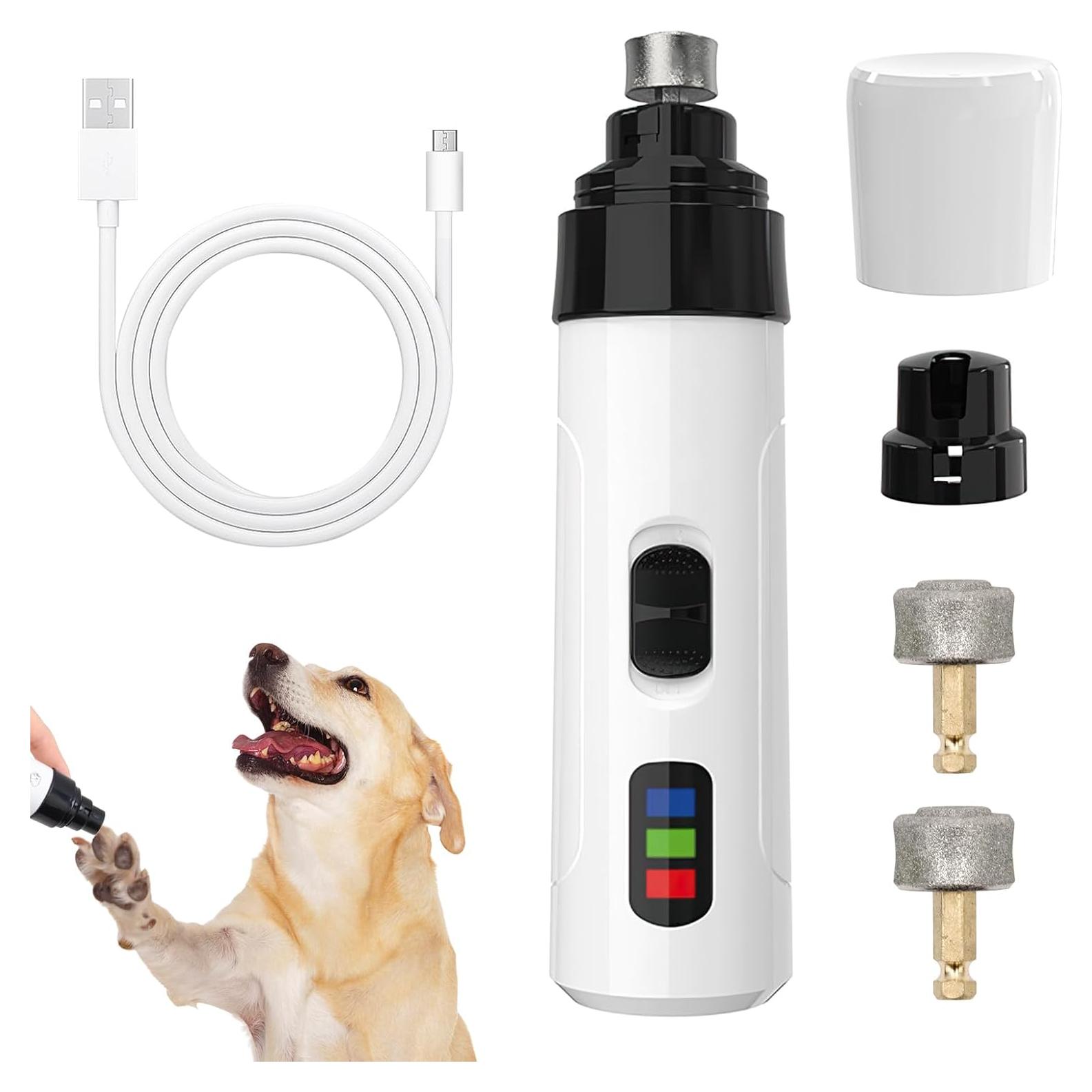Cortador de Uñas Eléctrico Uelkr Pro Silencioso para Perros