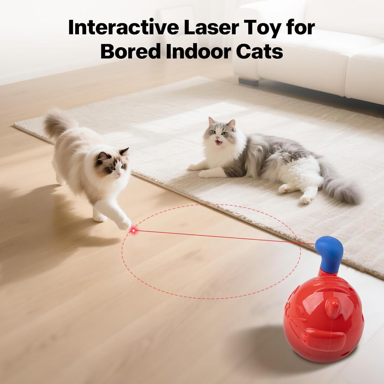 Juguete láser interactivo para gatos Pet Prime 360° recargable