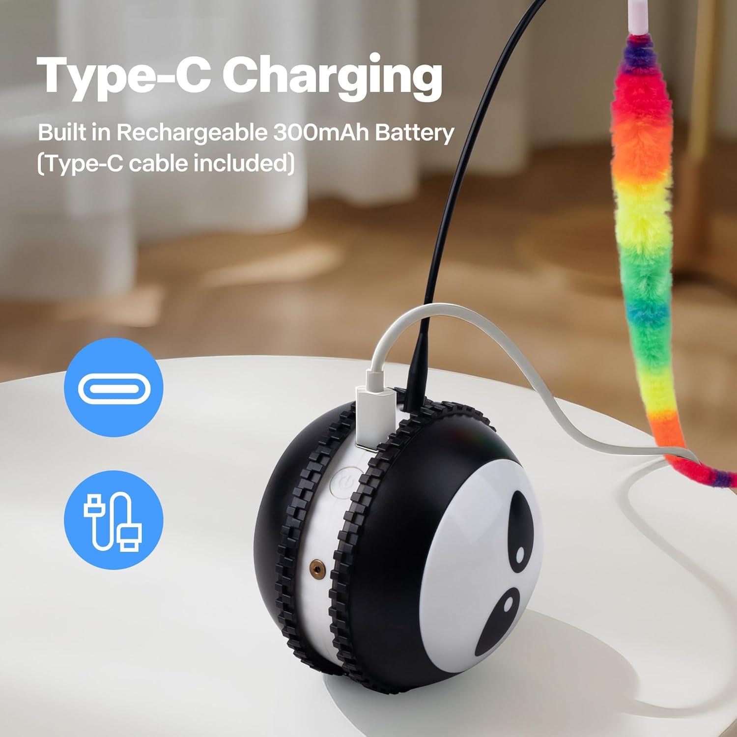 Juguete Interactivo para Gatos Pet Prime Bola Láser Recargable