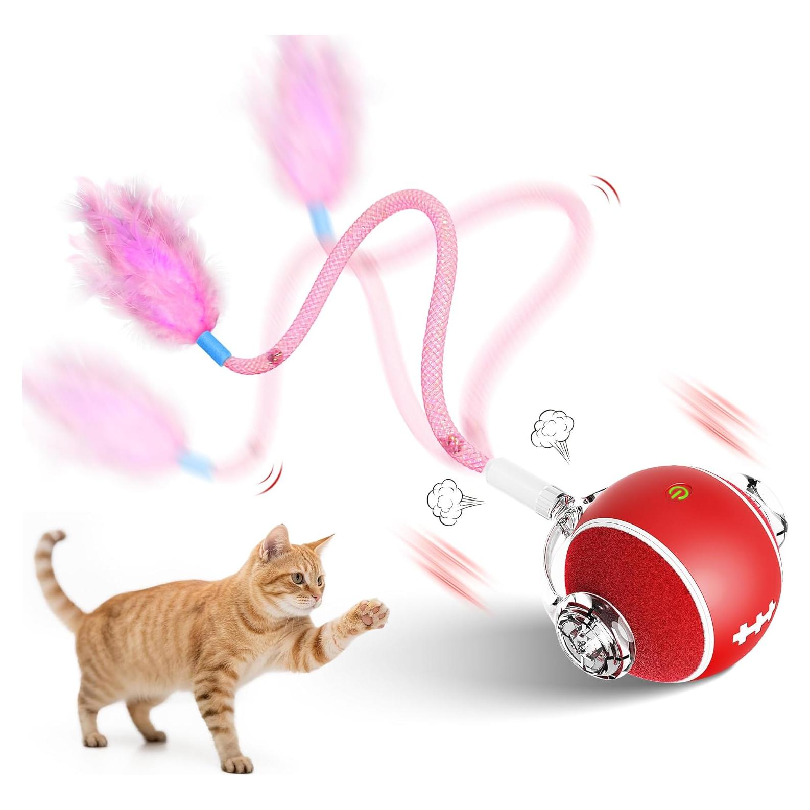 Juguete Interactivo para Gatos PANRIO, Bola Eléctrica 800mAh