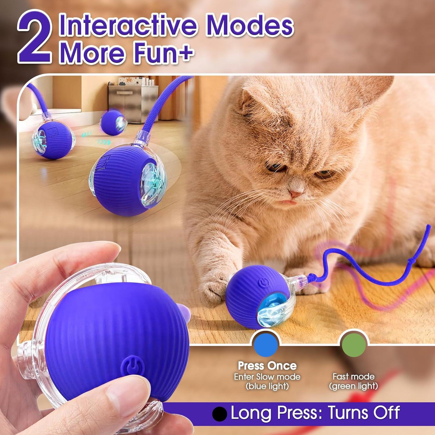 Juguete Interactivo para Gatos Mj.toz UP-JQ-01 Azul