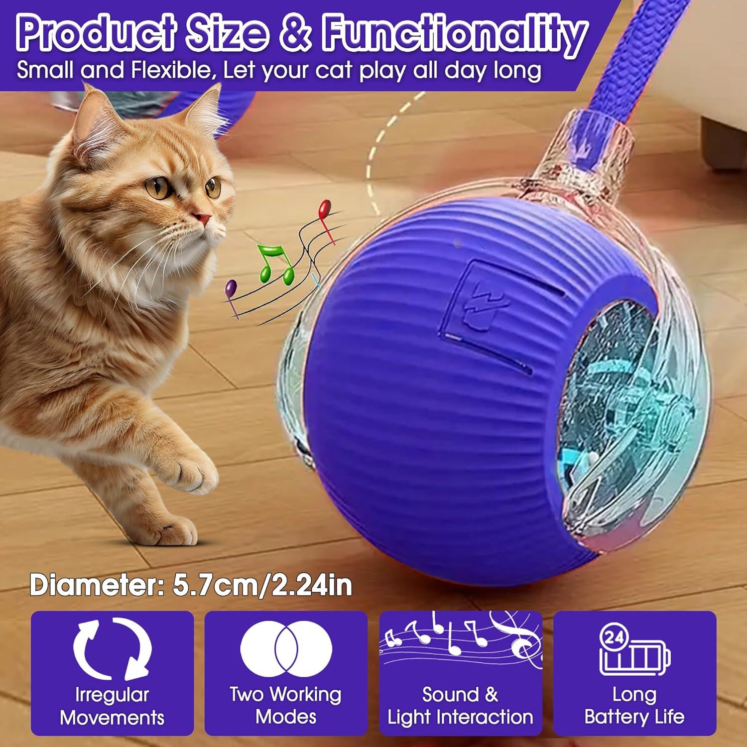 Juguete Interactivo para Gatos Mj.toz UP-JQ-01 Azul