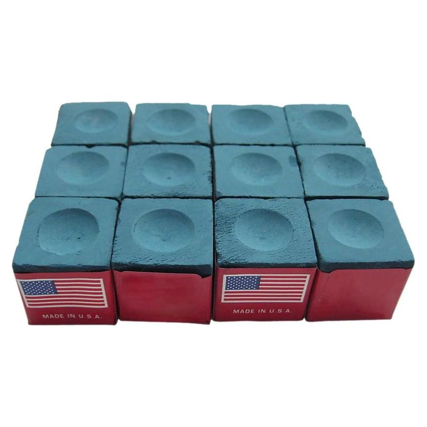 Caja de Tiza de Billar Imperial Master - 12 Cubos Azul