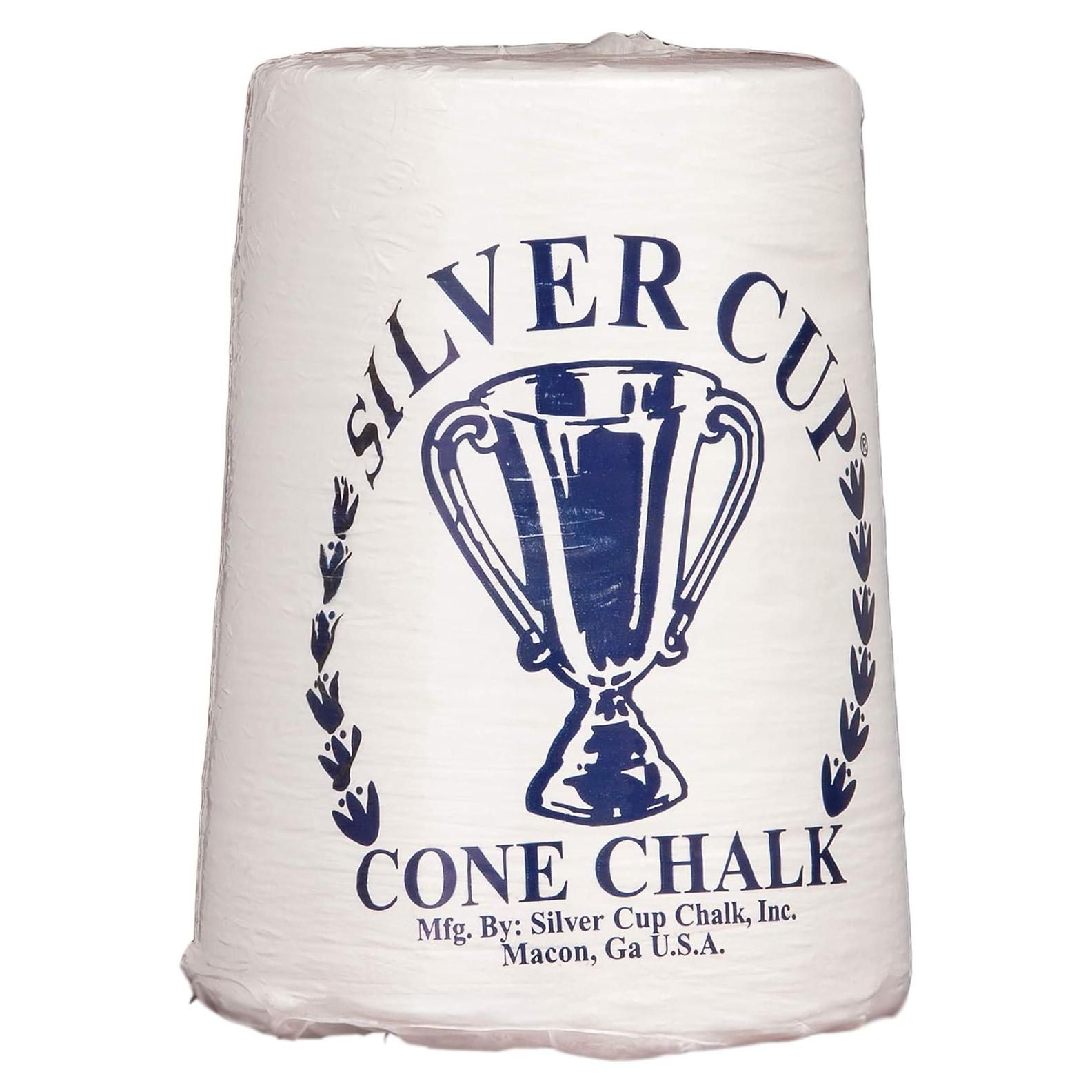 Tiza de Cono para Billar Silver Cup - Blanca - 1 Cuenta