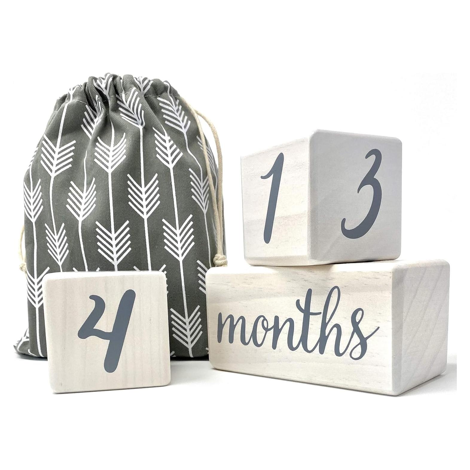 Bloques de Hitos para Bebés Pondering Pine - Madera de Pino Ecológica