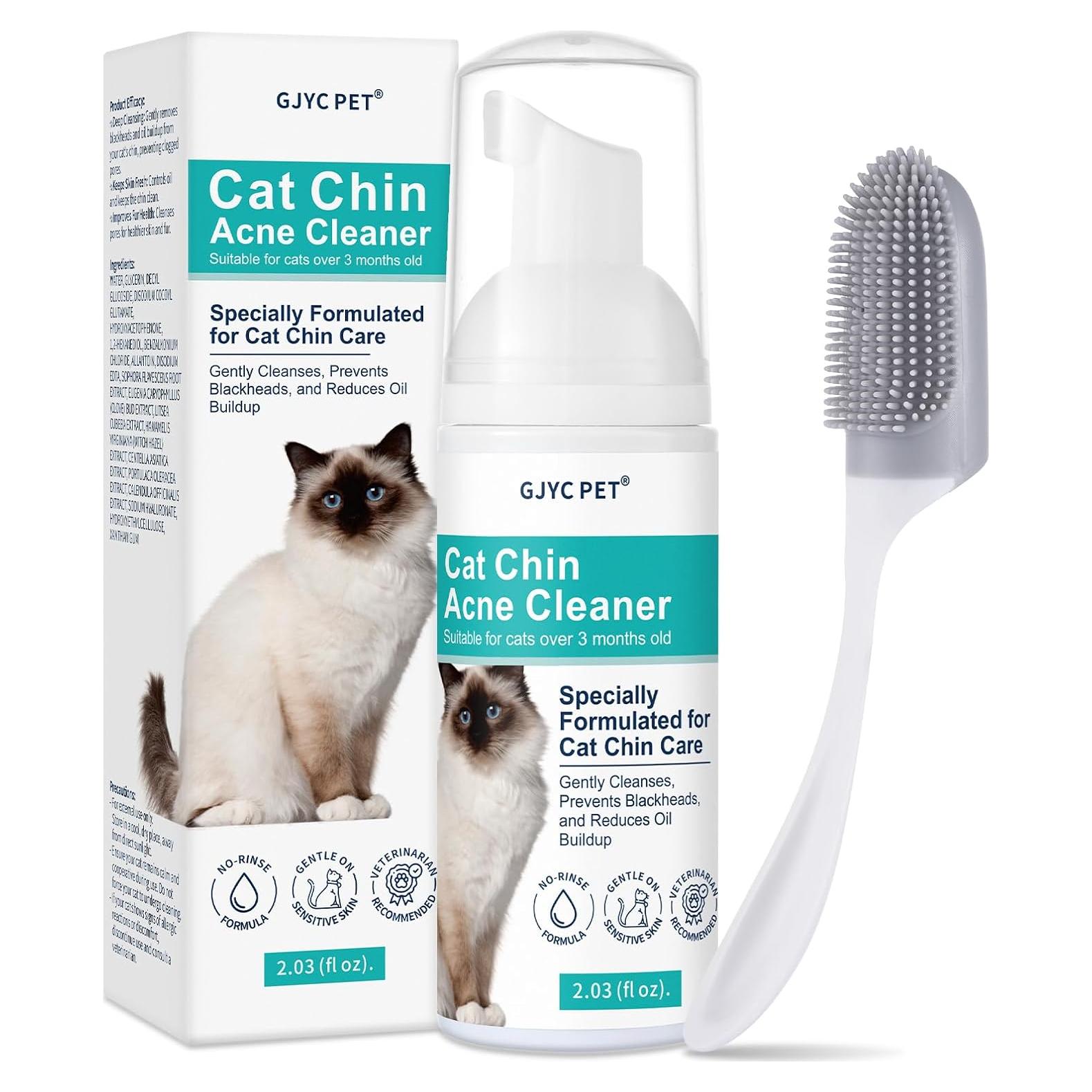 Limpiador de Acné para Gatos GJYC PET 60 ml - Sin Enjuague