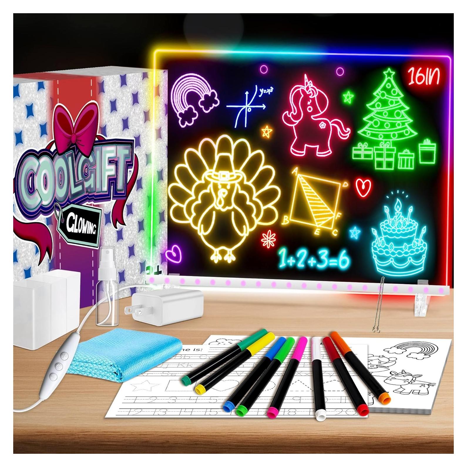 Tablero de Dibujo LED XoBathti 16" Acrílico 7 Colores