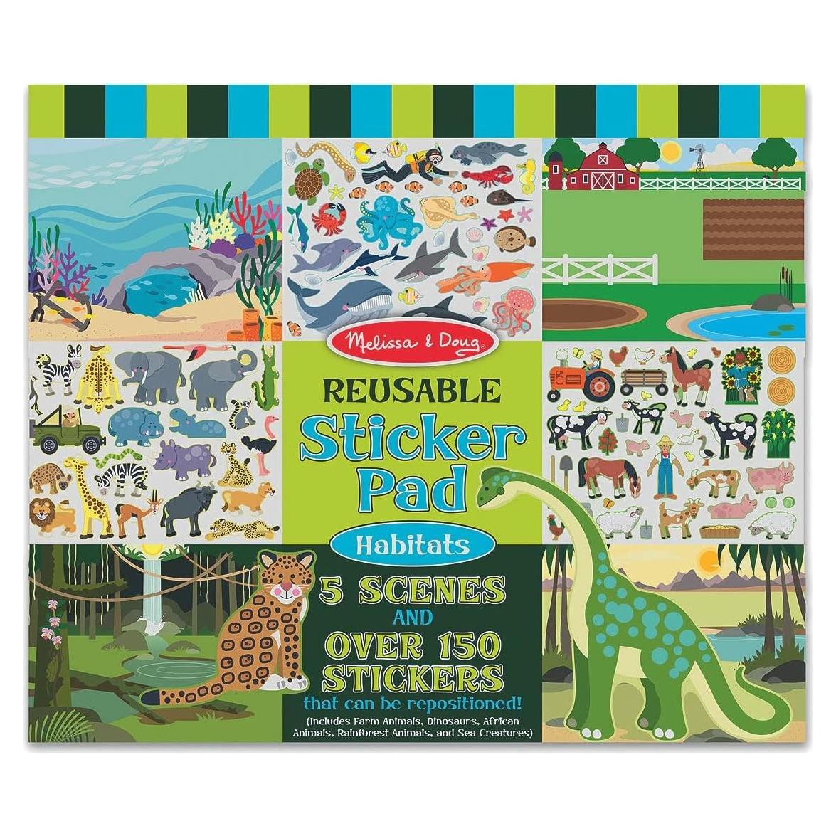 Almohadilla de Pegatinas Reutilizables Melissa & Doug 35.5x27.9cm