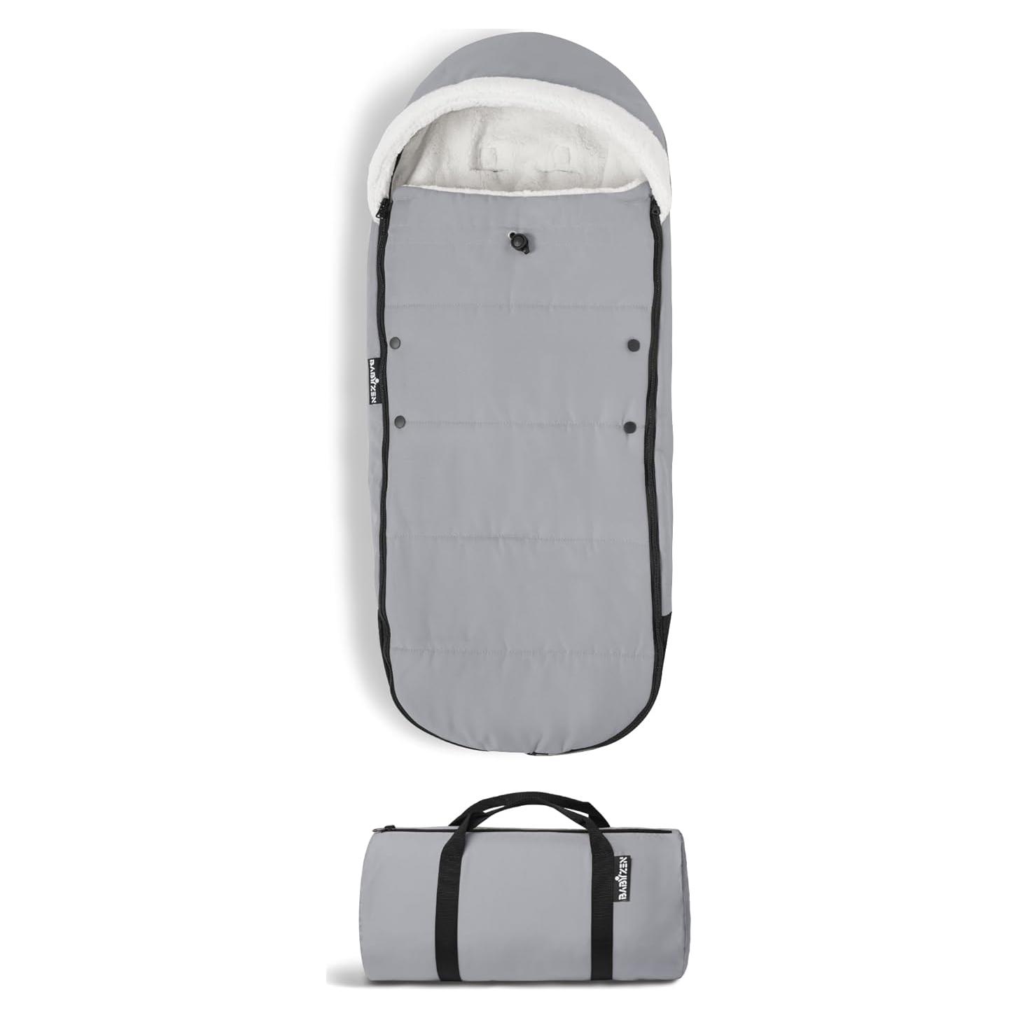 Saco de Dormir Babyzen YOYO - Forro Polar y Sherpa, Piedra