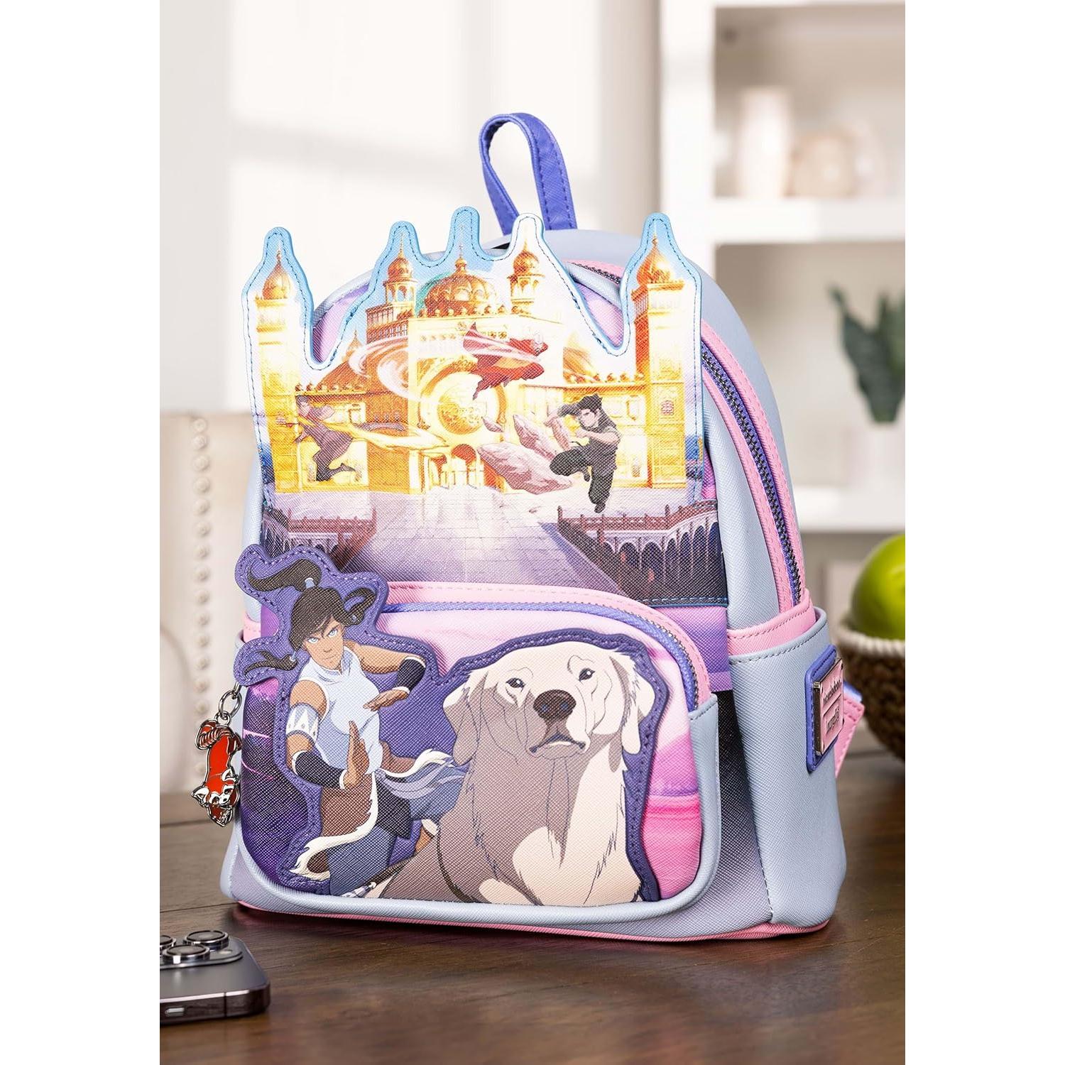 Mochila Mini Loungefly Korra Legend of Korra 22.86x11.43x26.67cm