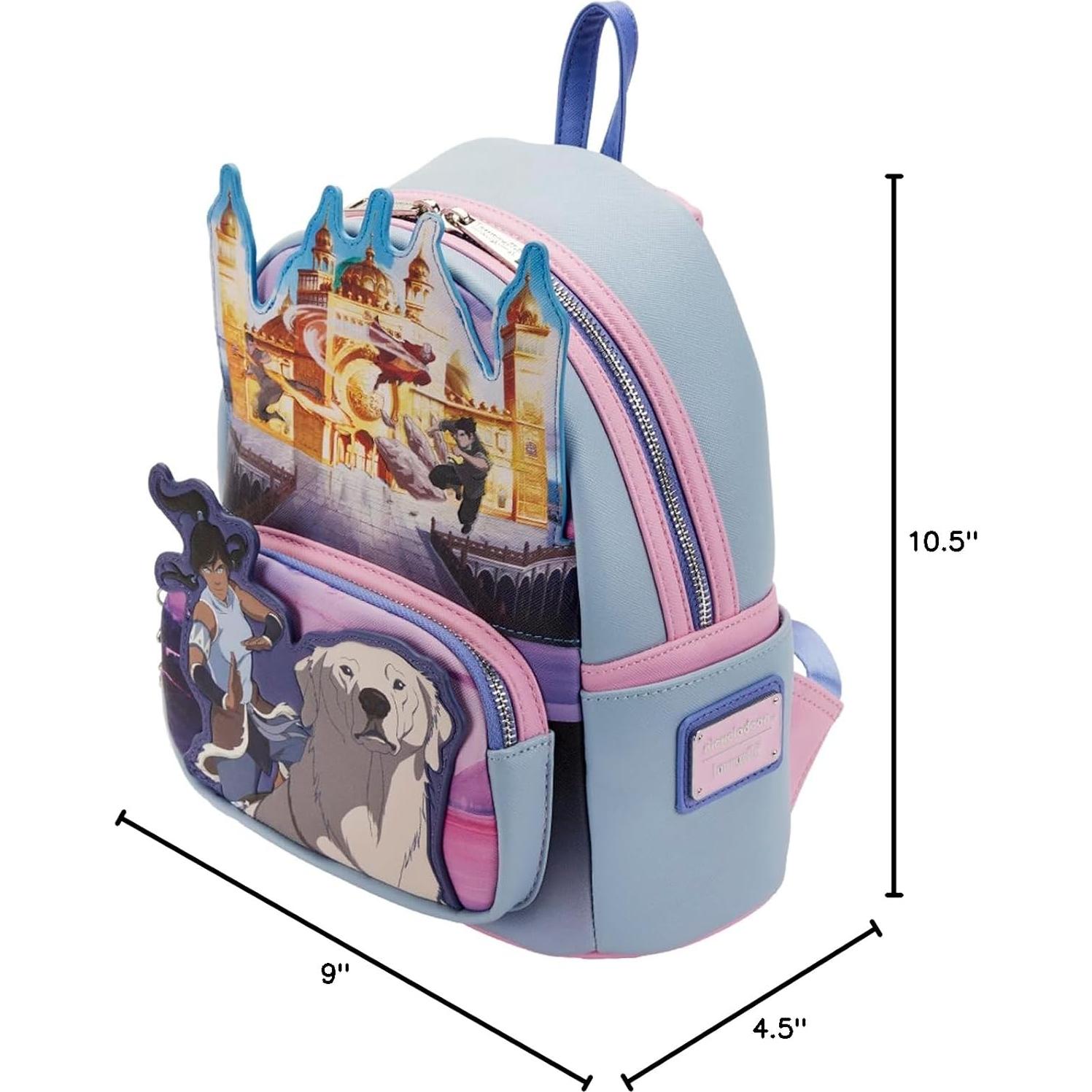 Mochila Mini Loungefly Korra Legend of Korra 22.86x11.43x26.67cm