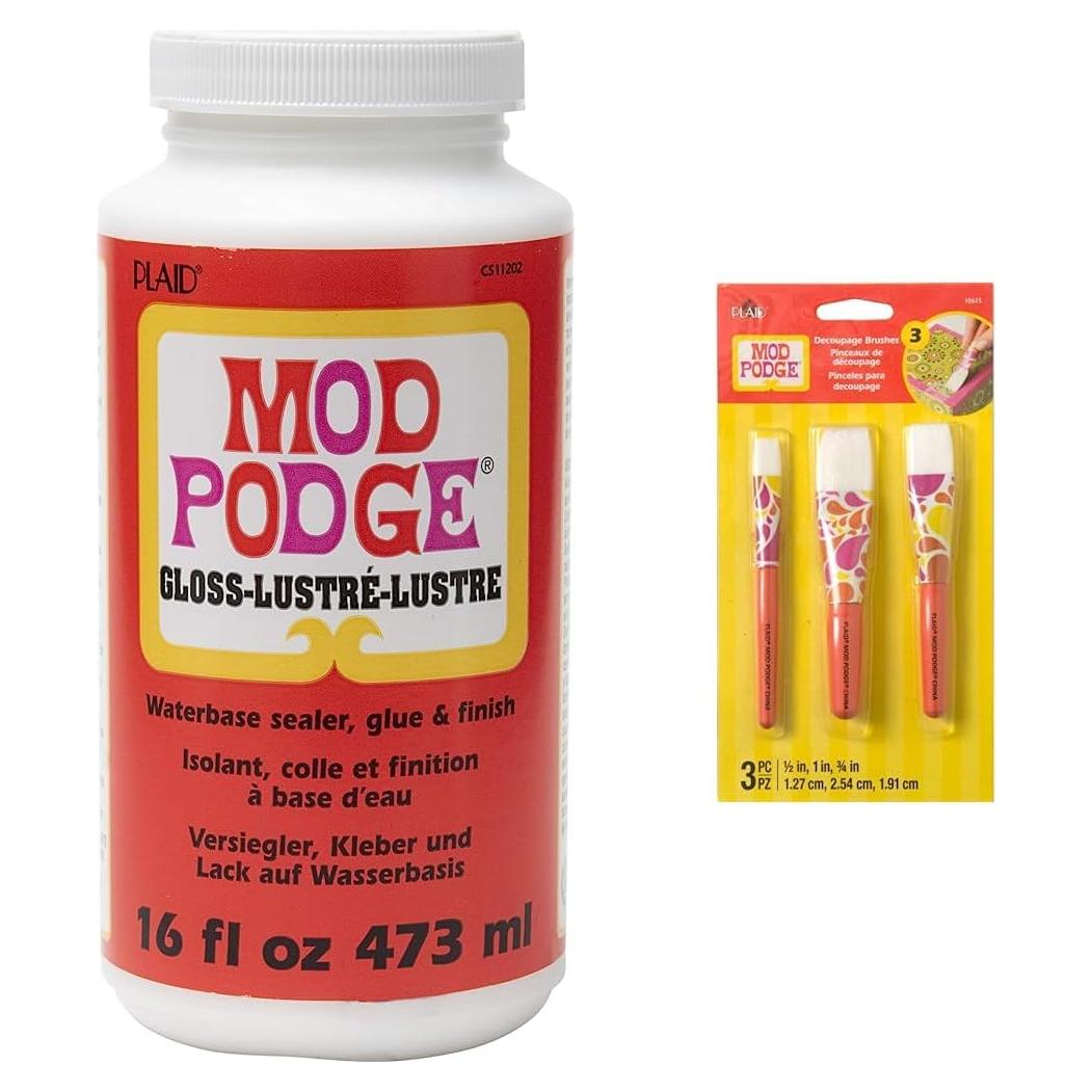 Mod Podge Gloss 16 oz - Pegamento y Sellador Brillante