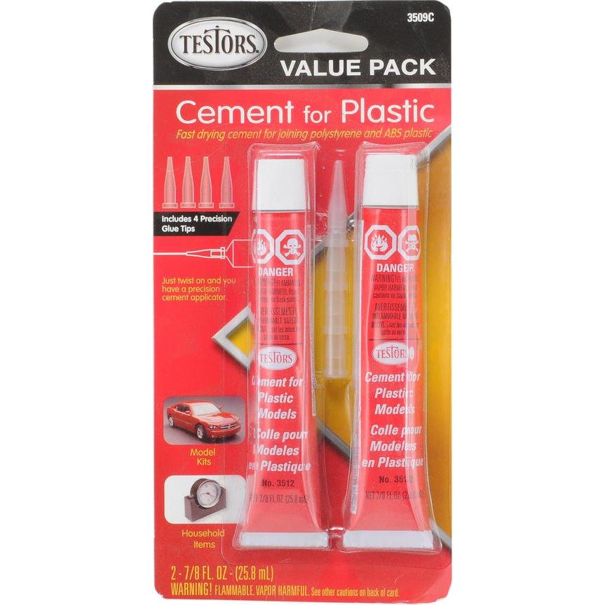Pegamento para Cemento Testors 3509C 85 ml - Paquete de Valor
