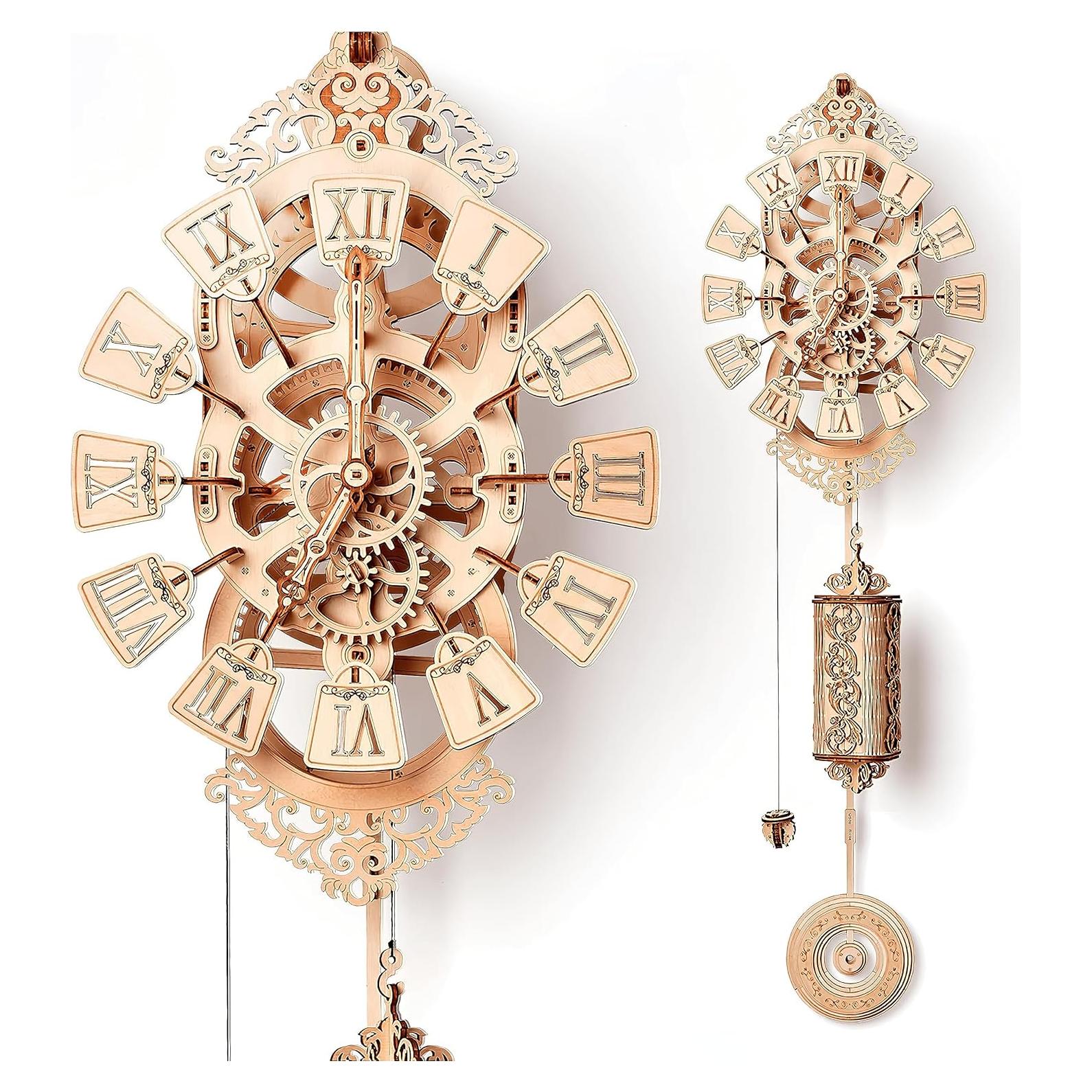 Reloj de Péndulo de Madera Wood Trick - Rompecabezas 3D