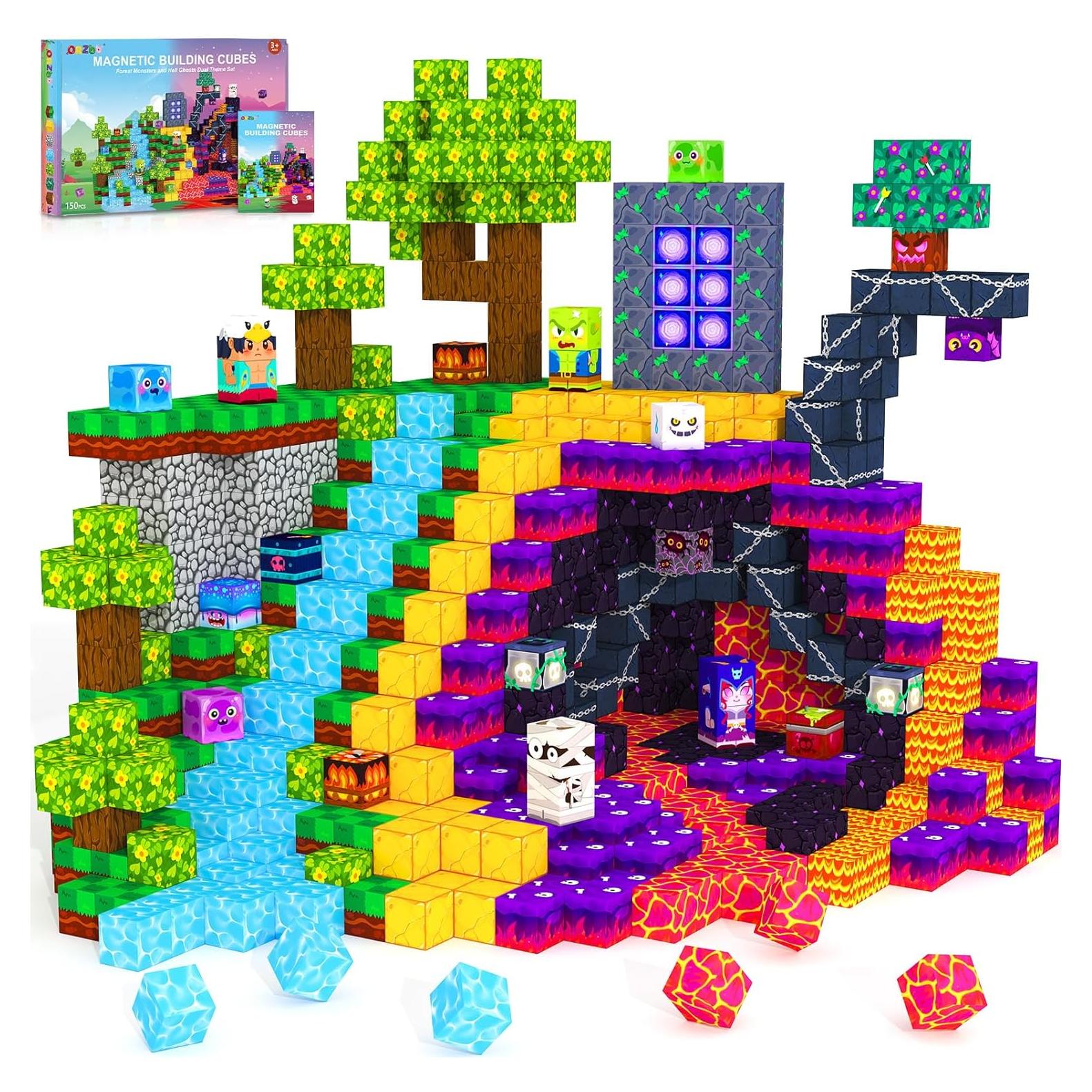 150 Bloques Magnéticos ORZbb Juguetes Educativos 3-13 Años