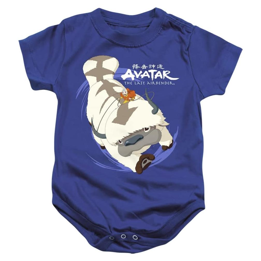 Monito Unisex Bebé Avatar Appa Vuelo 6 Meses Algodón Azul
