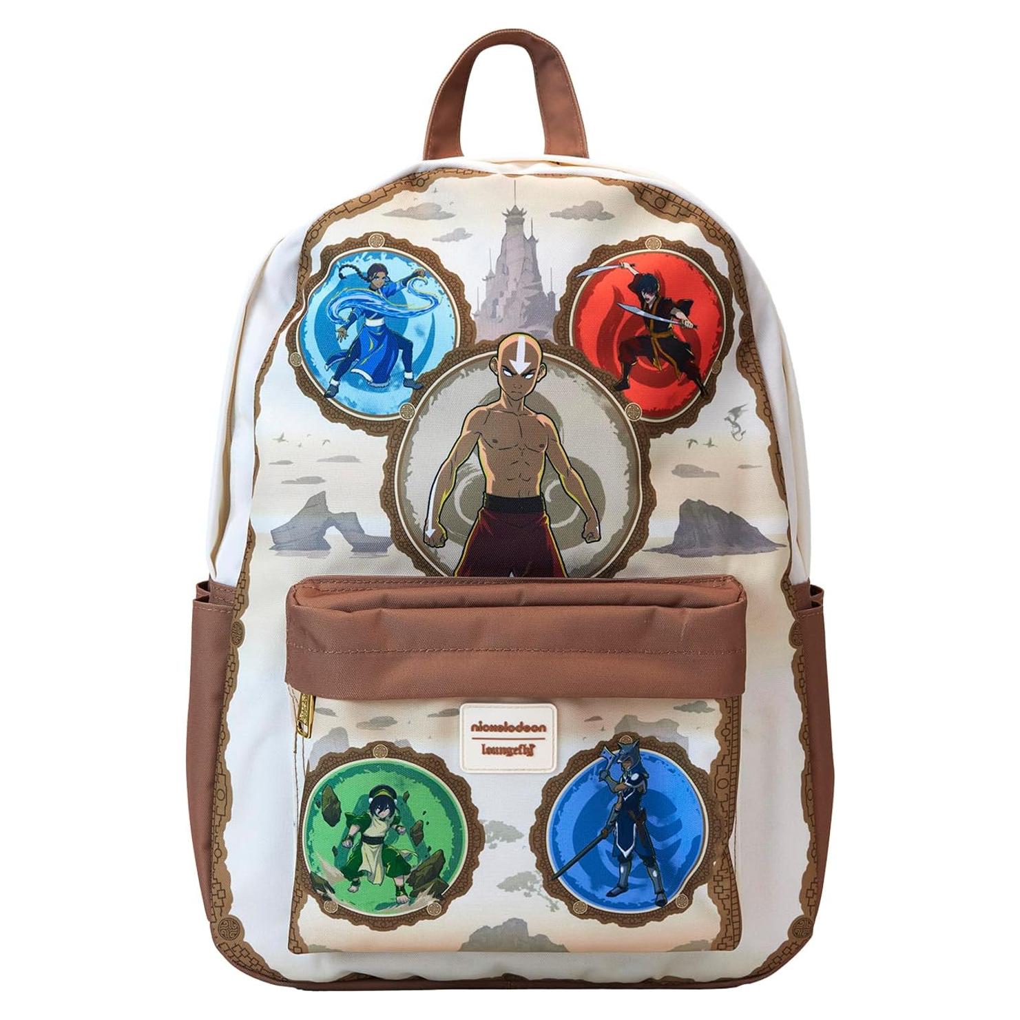 Mochila Loungefly Nickelodeon Avatar: La Leyenda de Aang 29x12x44cm