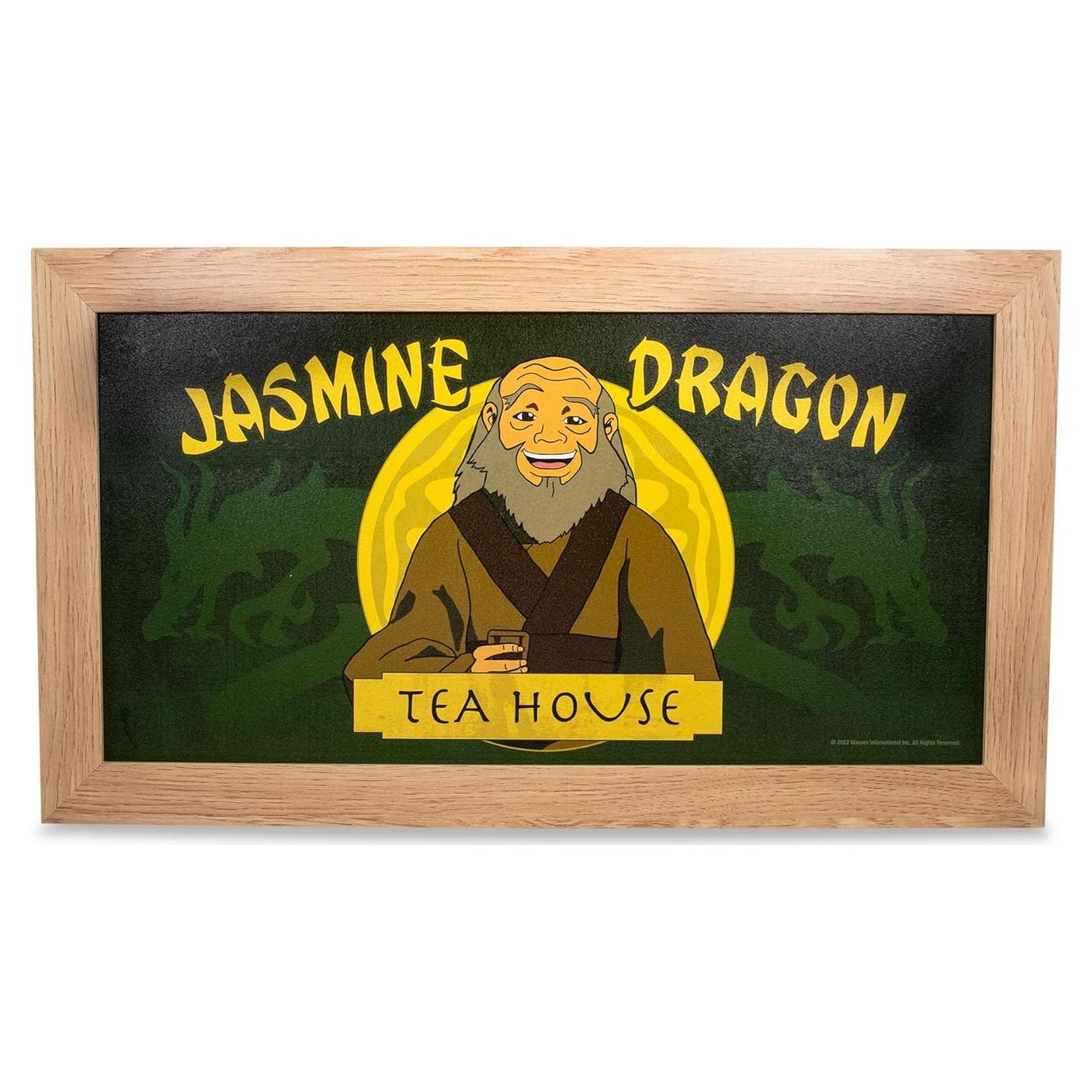 Cartel Colgante Casa de Té Jasmine Tío Iroh Avatar 25.4x45.7cm