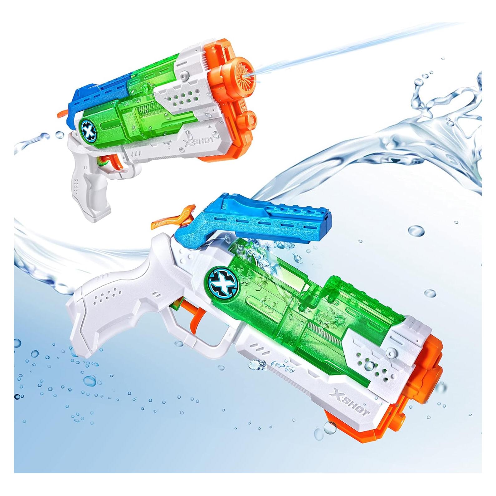 Lanzadores de Agua X-SHOT Micro Rellenado Rápido - 2 Paquete