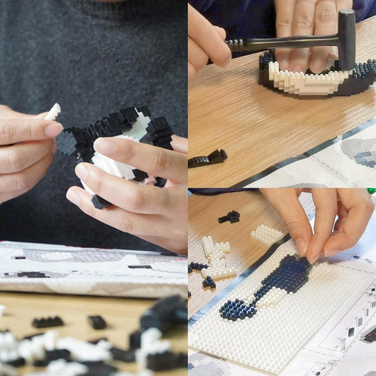 Mini Bloques de Construcción Panda QMEAKMONY 359 Piezas