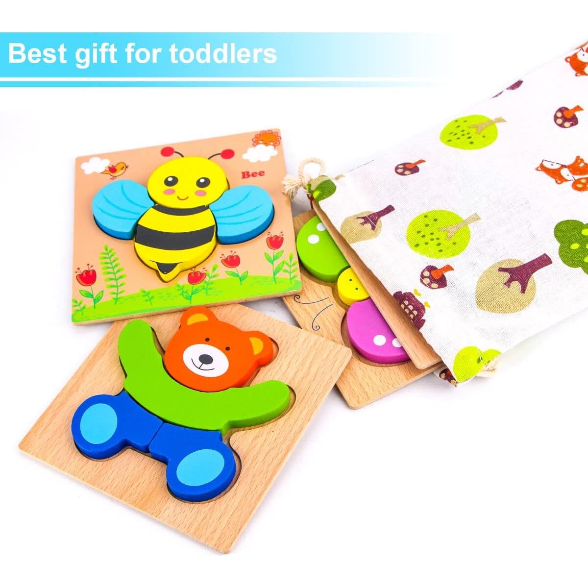 Rompecabezas de Madera SKYFIELD para Niños 1-3 Años