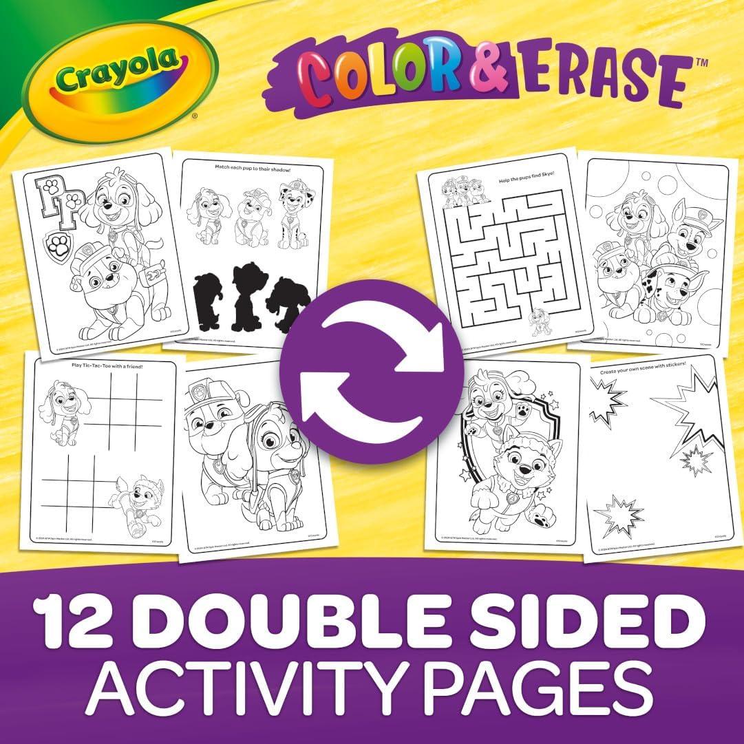Bloc de Actividades Crayola PAW Patrol con Stickers Reutilizables