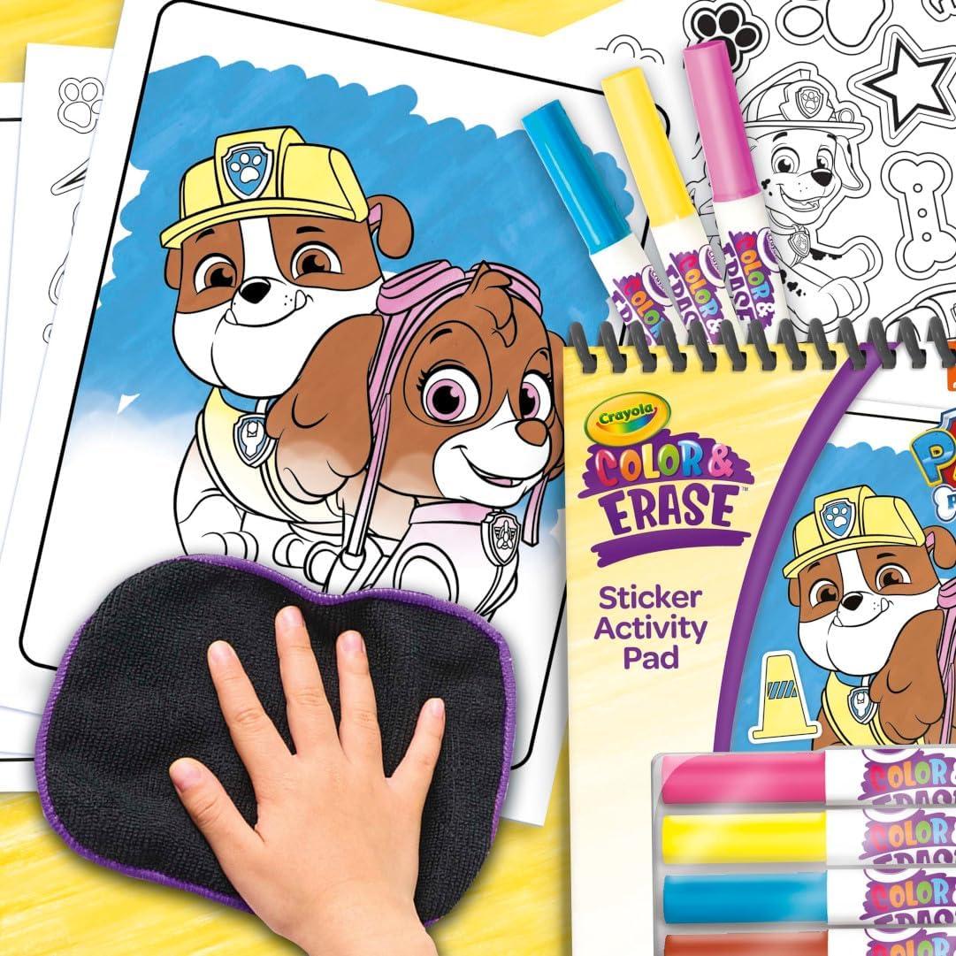Bloc de Actividades Crayola PAW Patrol con Stickers Reutilizables