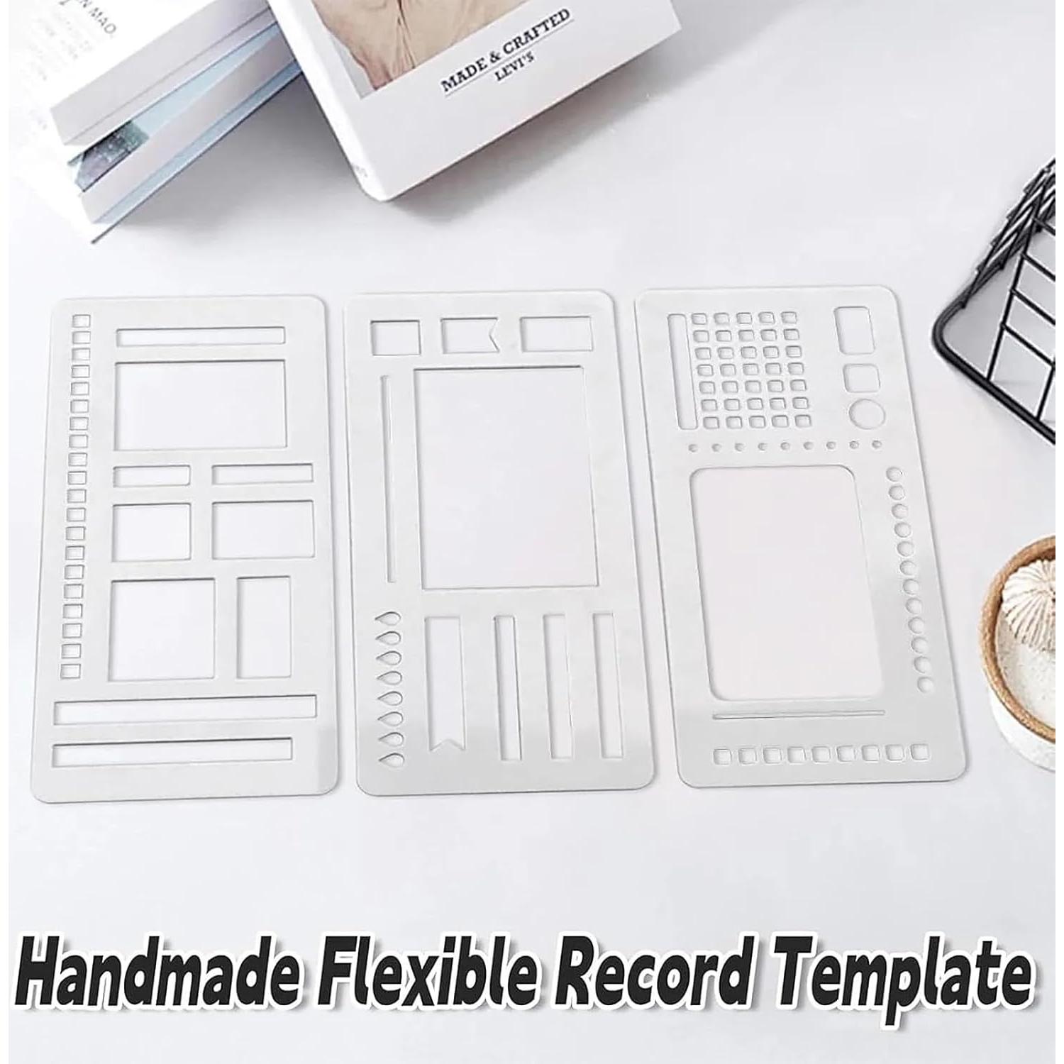 Plantillas de Registro Flexible Hechas a Mano - 3 Piezas Mylar