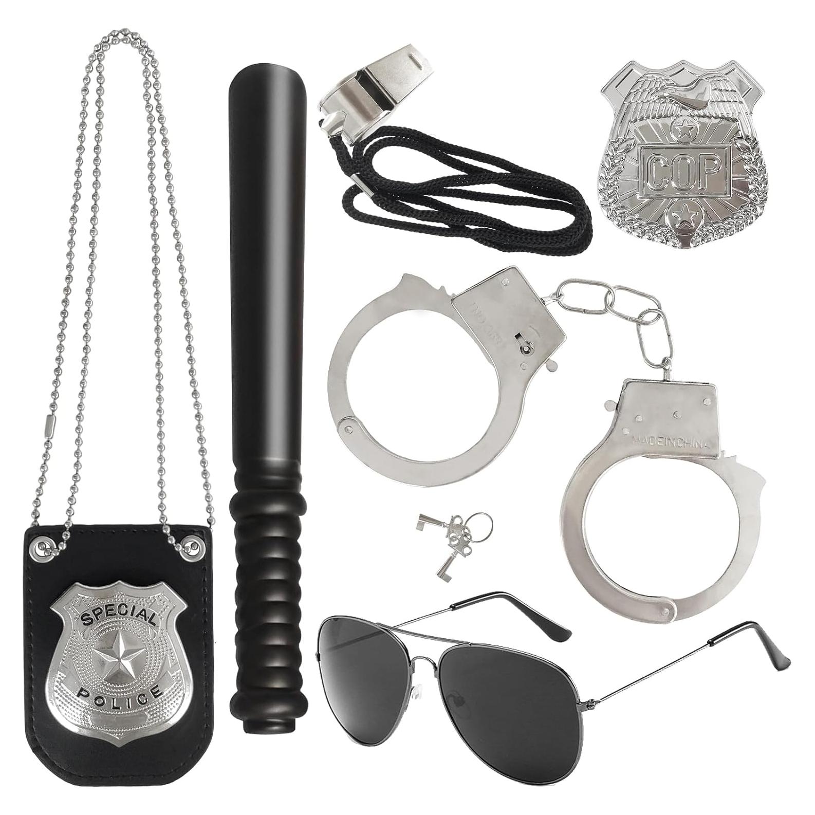 Juego de Juguetes de Policía 6 Piezas Bvrbaory Accesorios