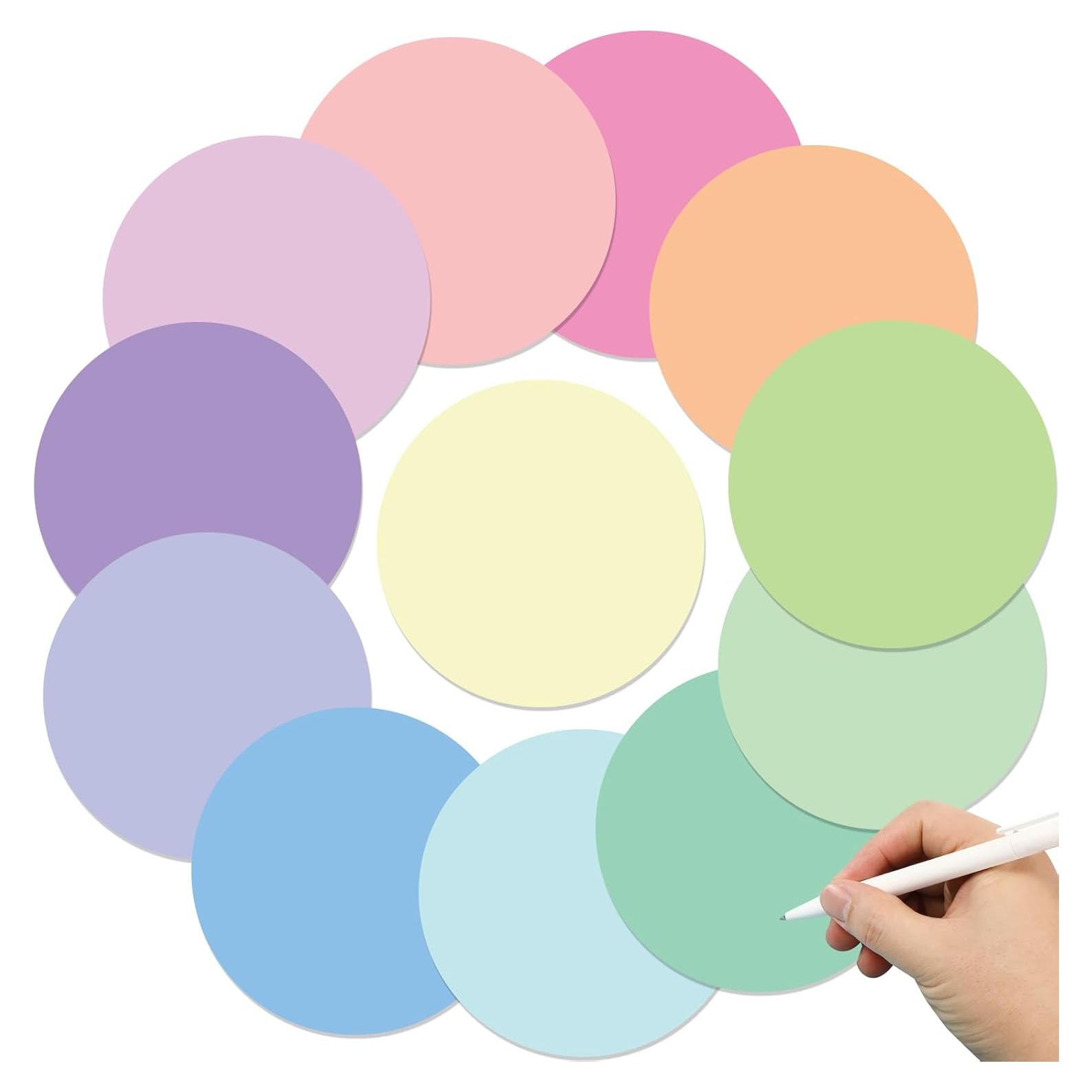 Puntos de Borrado Circulares Coloridos Lincia 27 cm - 24 Piezas