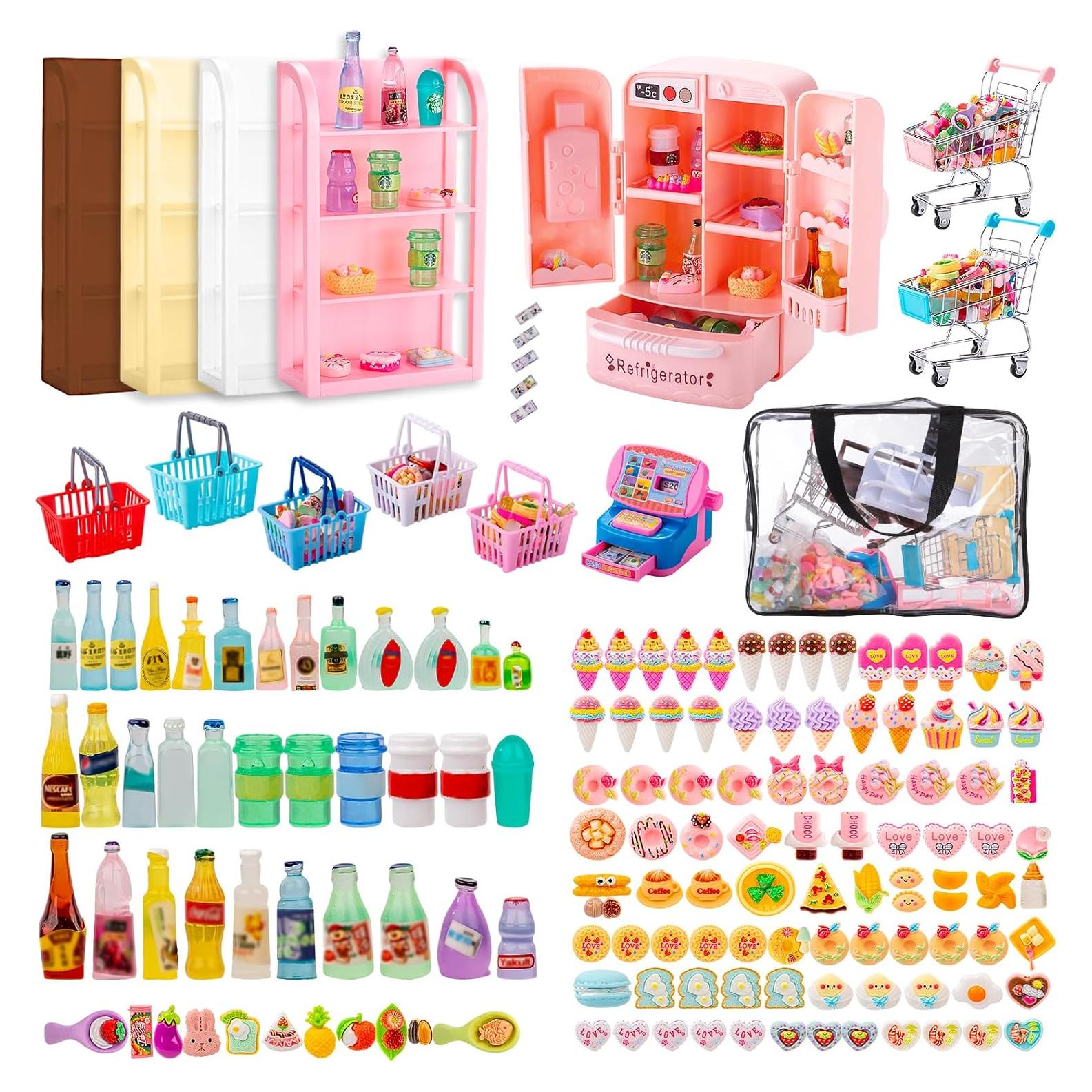 Juego de Juguetes de Cocina Miniatura Prudiut 169 Piezas