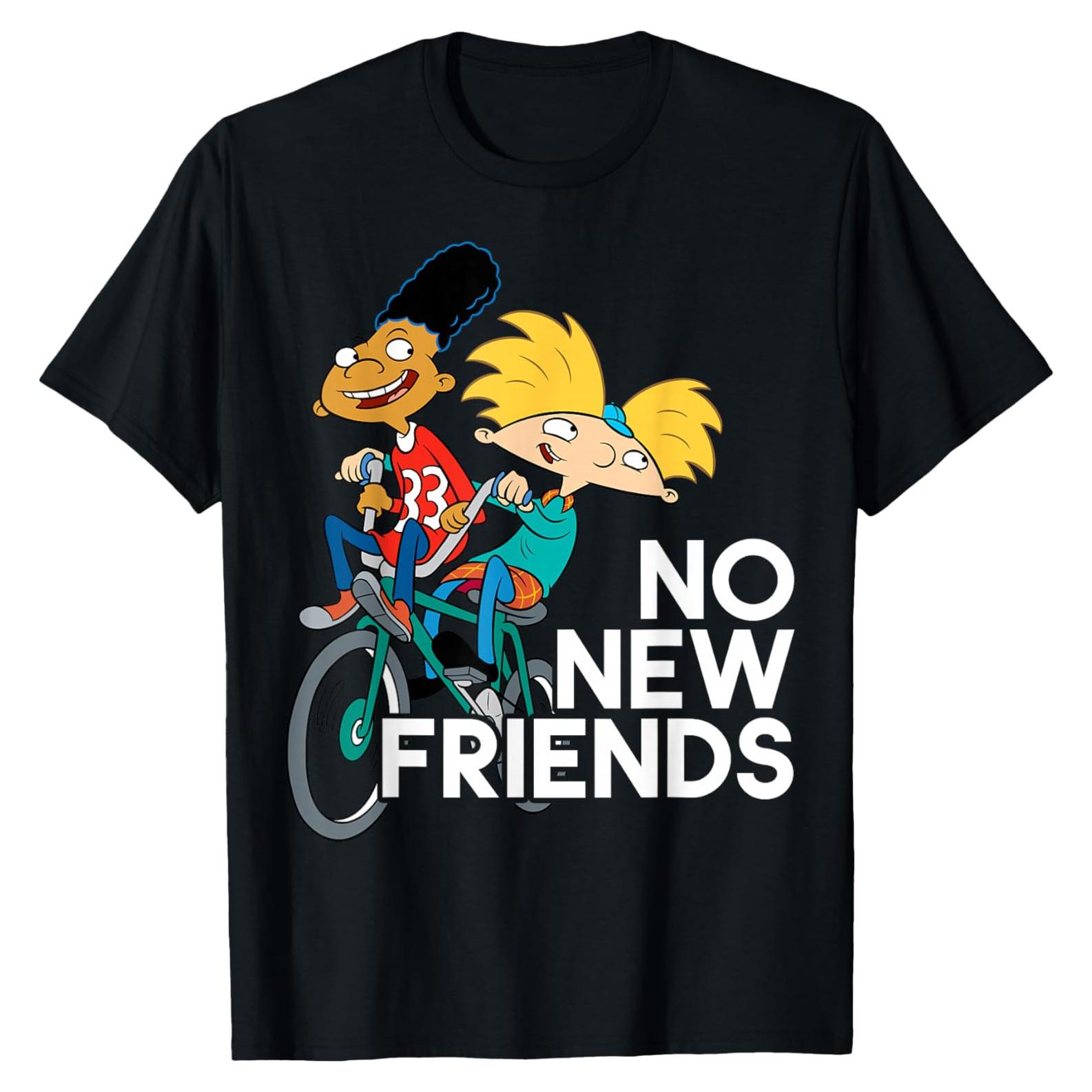 Camiseta Nickelodeon Hey Arnold! Niño Unisex - Ligera y Clásica