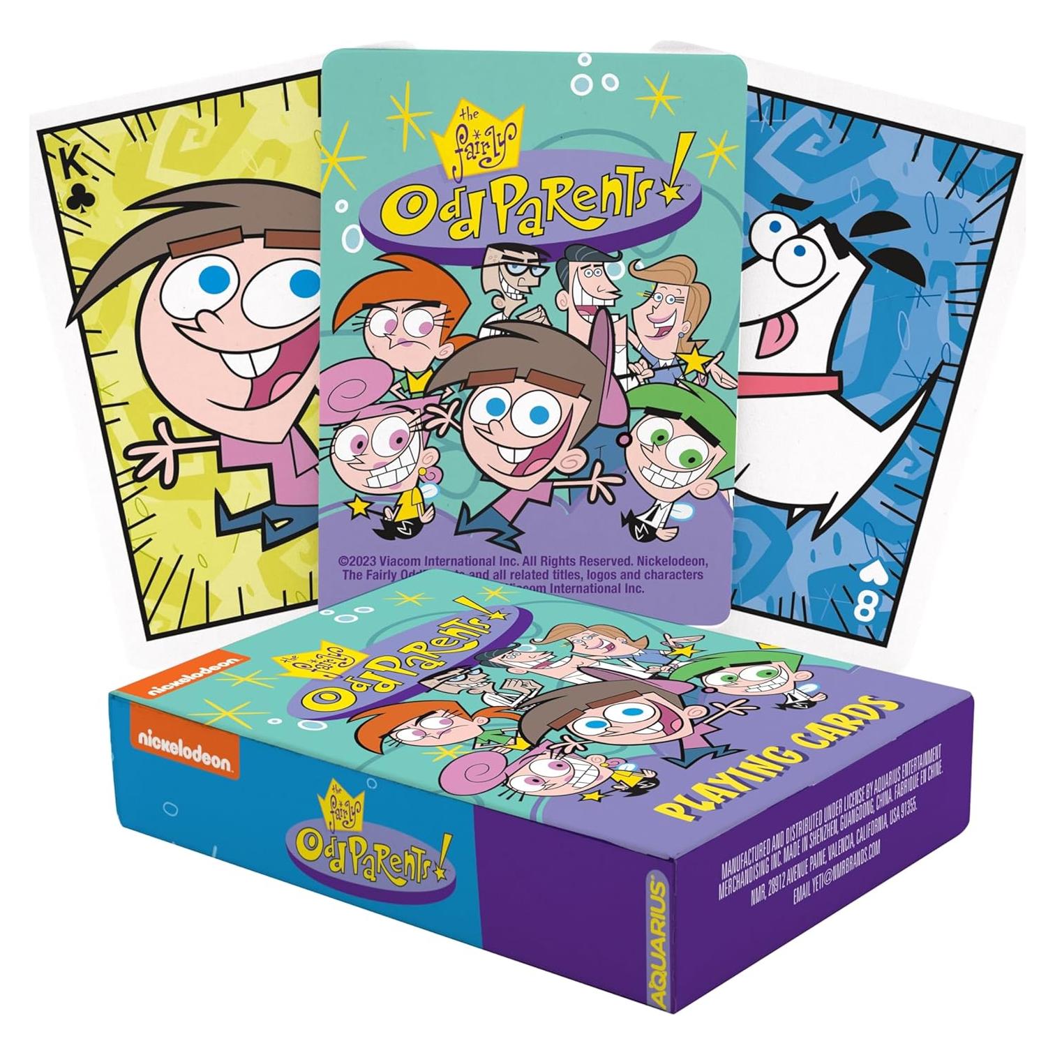 Baraja de Juego Nickelodeon Los Padres Magos AQUARIUS