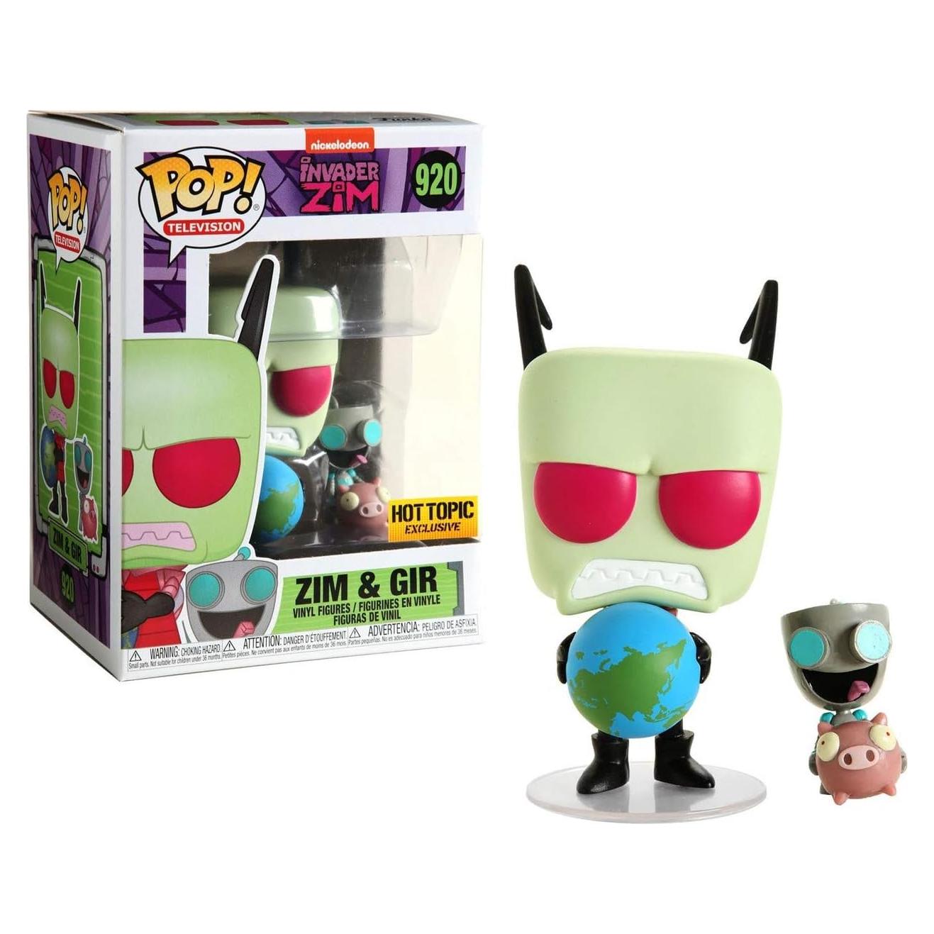 Funko POP! Invasor Zim - Zim y Gir #920 - Exclusivo