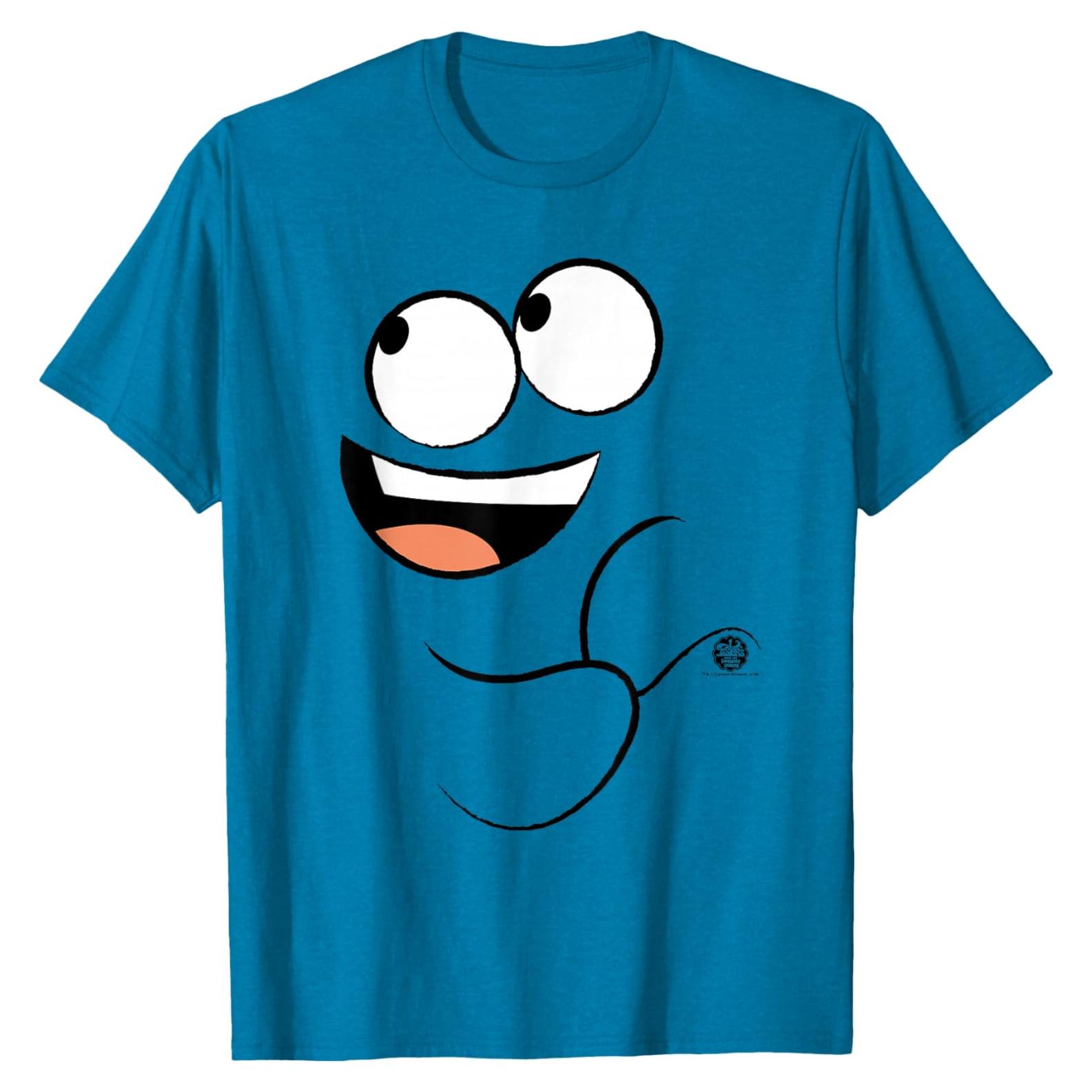 Camiseta Azul Sonrisa Foster's Home para Hombres - Cartoon Network