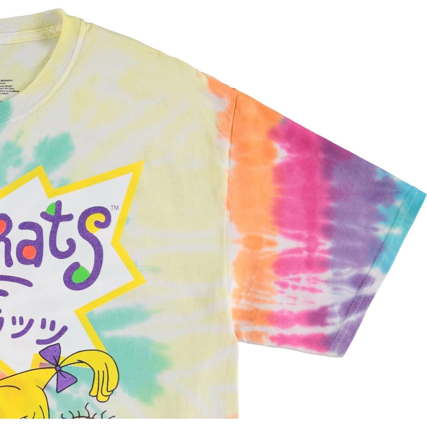Camiseta Nickelodeon Hombres 90s Rugrats Reptar Arcoíris